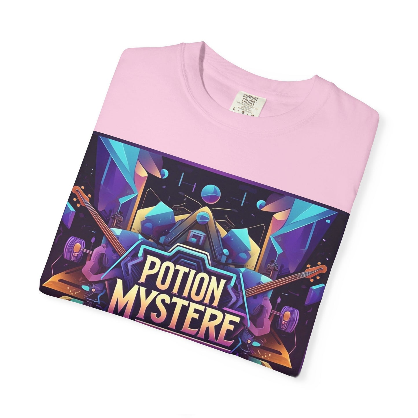 Potion Mystere Graphic Tee, Artistic Unisex Shirt, Handmade Gift, Festival Apparel, Unique Art T-shirt