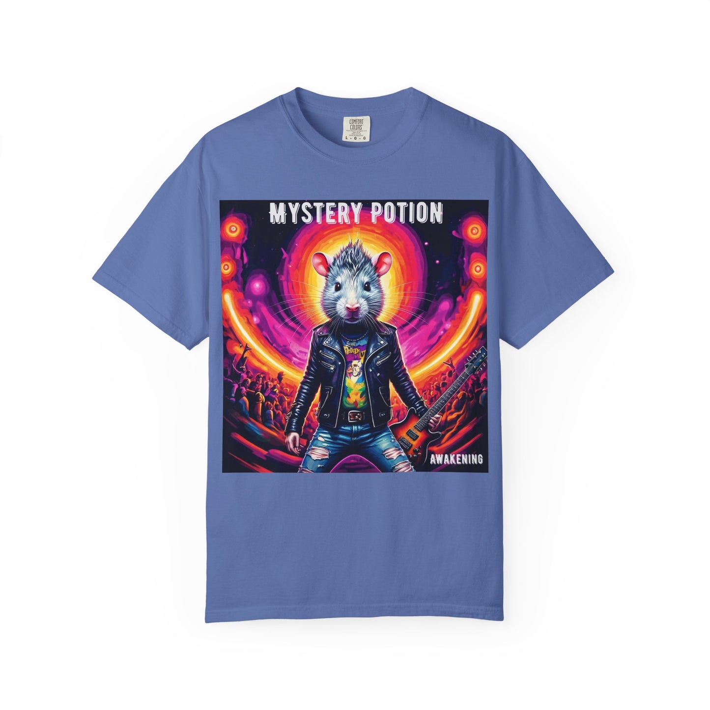Mystical Hamster Graphic Tee | Unisex Edgy T-Shirt, Perfect for Festivals, Concerts, Gifts, Casual Wear, and Parties