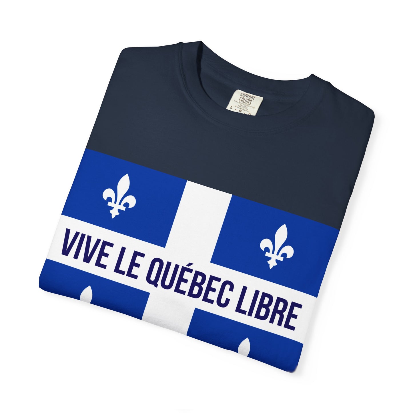Vive le Québec Libre T-Shirt, Unisex Garment-Dyed Tee for Patriotic Celebrations, Canadian Pride Shirt, Quebec Independence Day [...]