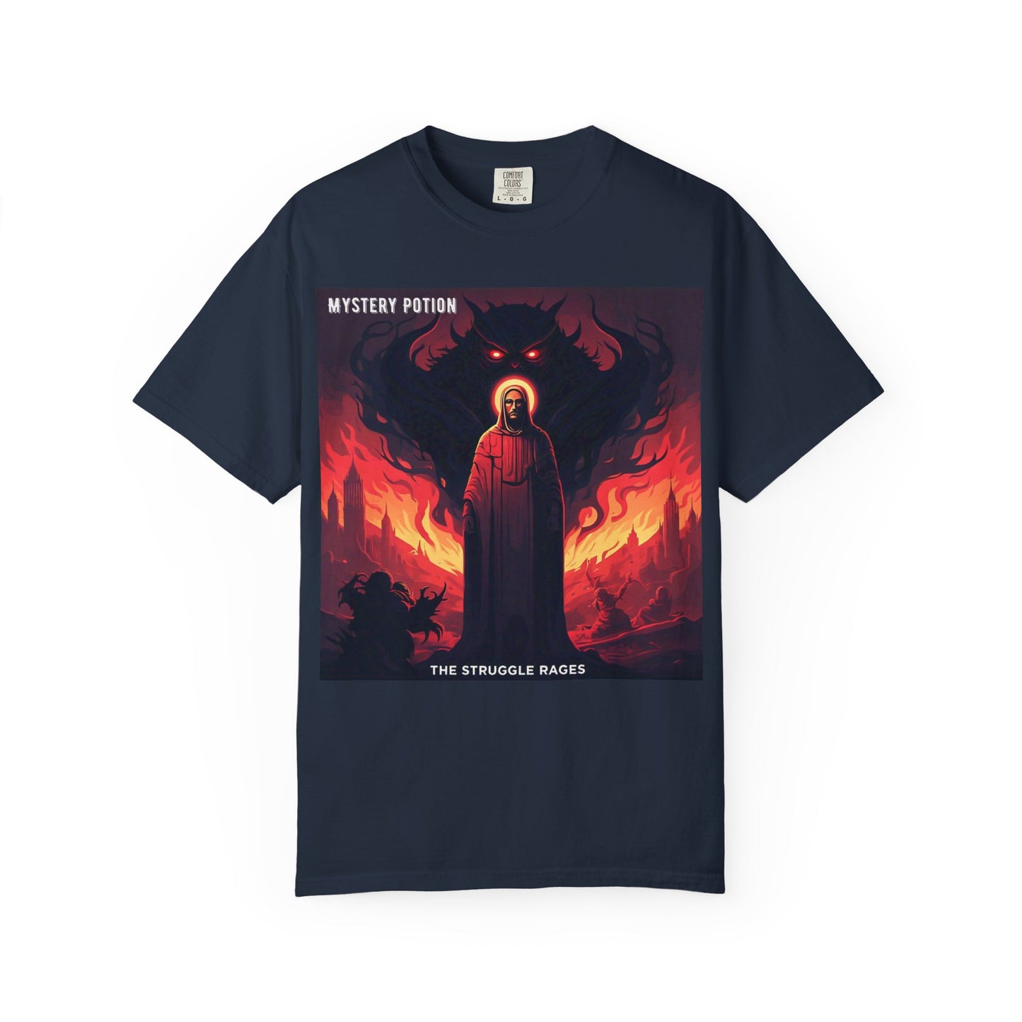 Mystical Struggle Graphic Tee - Perfect for Fans of Fantasy, Unique Gift, Casual Wear, Unisex T-shirt, Graphic Art Clothing