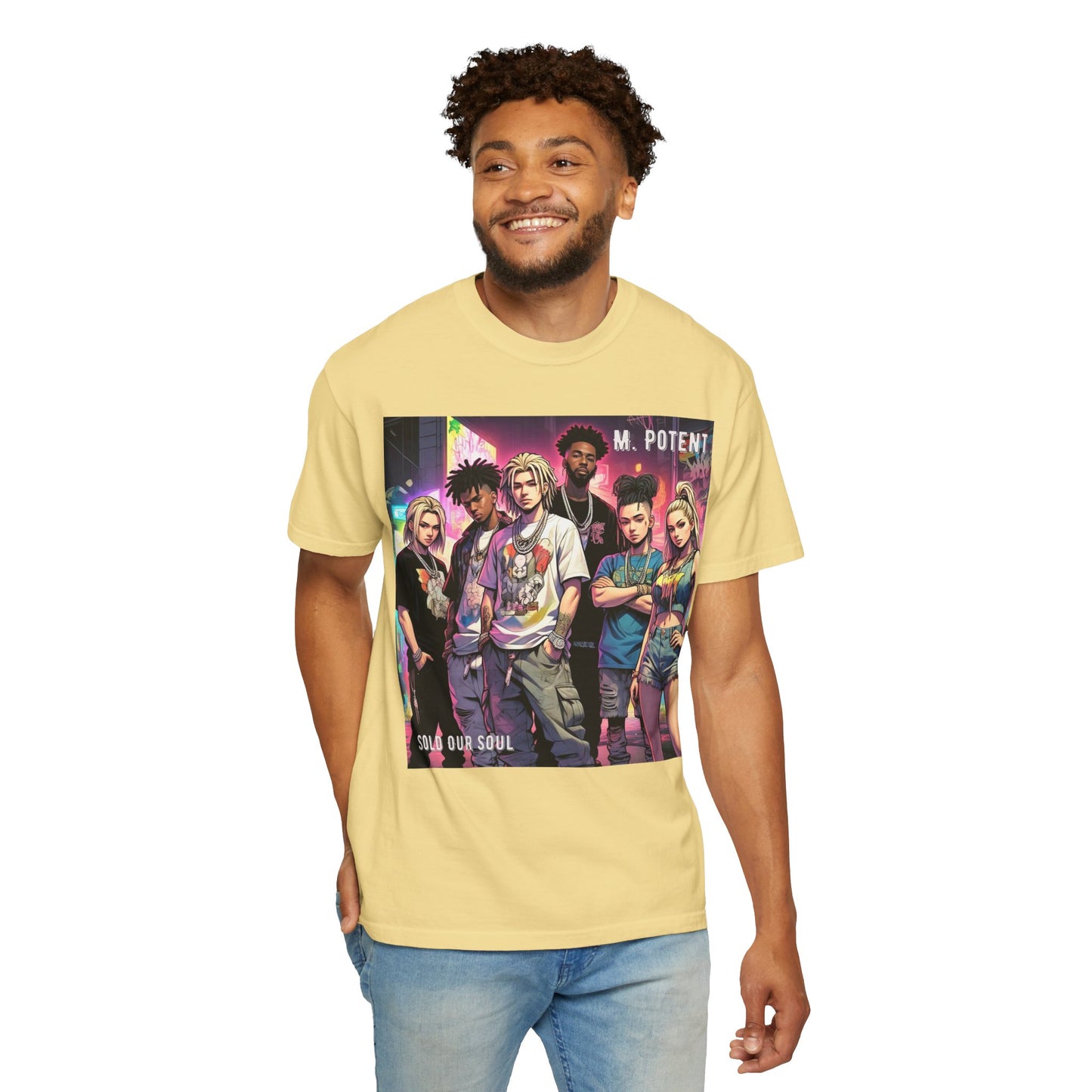 'Sold Our Soul' by M. Potent, Hip Hop Graphic Tee, Streetwear T-Shirt, Unisex Casual Tee, Music-Inspired Shirt, Gifts for Music Lovers, Trendy Fashion Top