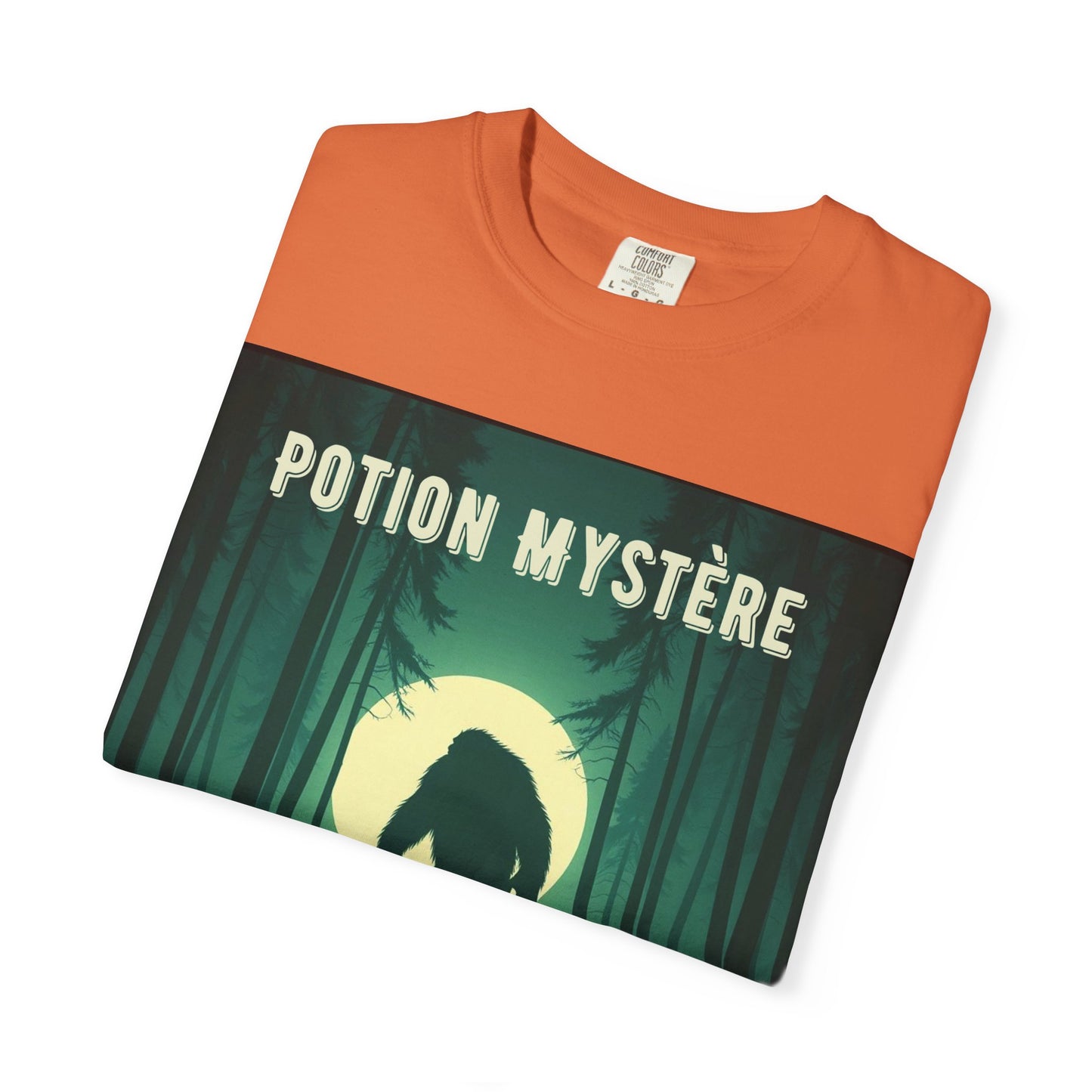 'Yeti' par Potion Mystère, Mysterious Yeti T-Shirt, Unisex Graphic Tee, Adventure Apparel, Gift for Explorers, Nature-Inspired Clothing for Sasquatch Lovers
