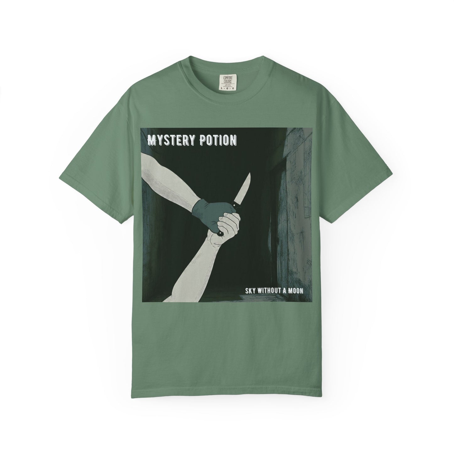'Sky Without A Moon' by Mystery Potion Graphic Tee | Unisex Casual Wear, Artistic T-shirt, Unique Gift for Friends, Street Style Fashion, Gift for Occasions