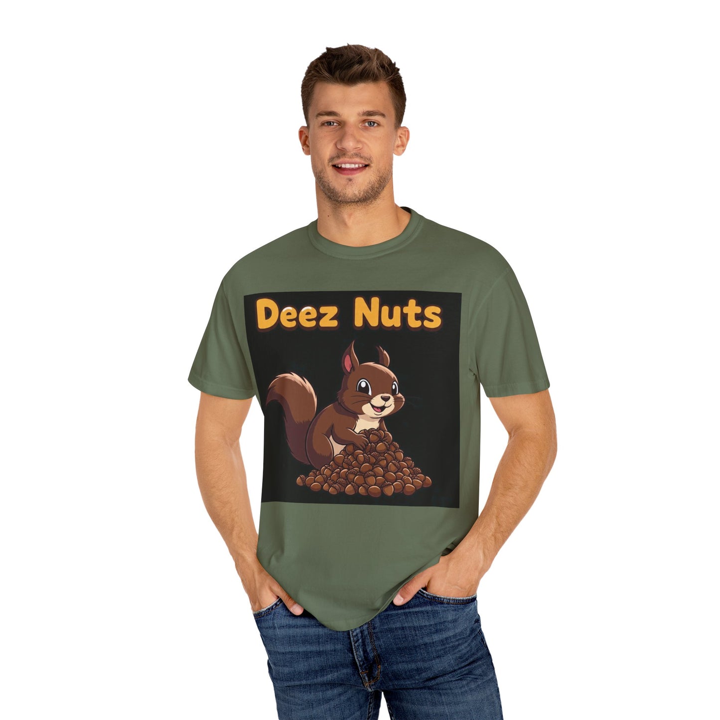 Funny Squirrel T-Shirt, Humor Tee for Friends, Gift for Nut Lovers, Quirky Apparel for Casual Outings, Perfect for Birthdays