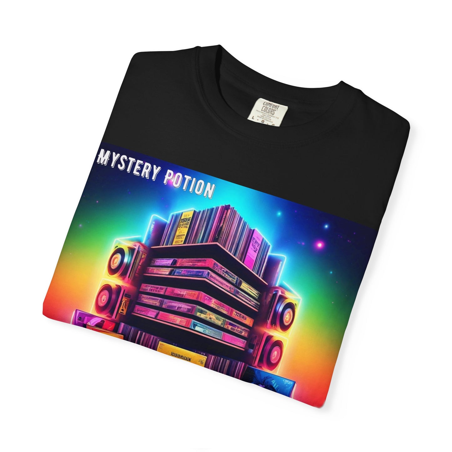Lost In Time Vintage Vibe T-Shirt - Mystery Potion Graphic Tee, Unisex Casual Wear, Retro Music Lovers, Festival Apparel, Gift Idea