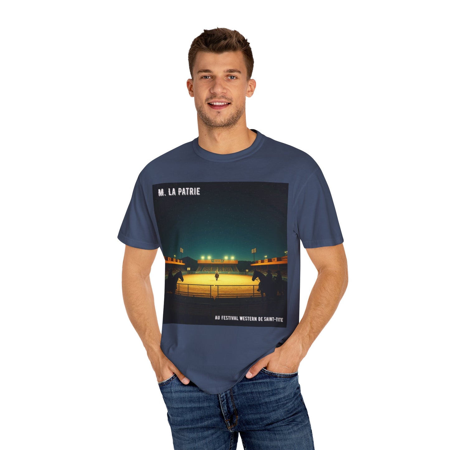 Retro Festival Western de Saint-Tite T-Shirt, Graphic Tee, Music Lovers Shirt, Unisex Cotton Tee, Vintage Concert Country Apparel, Rodeo Festival Outfit