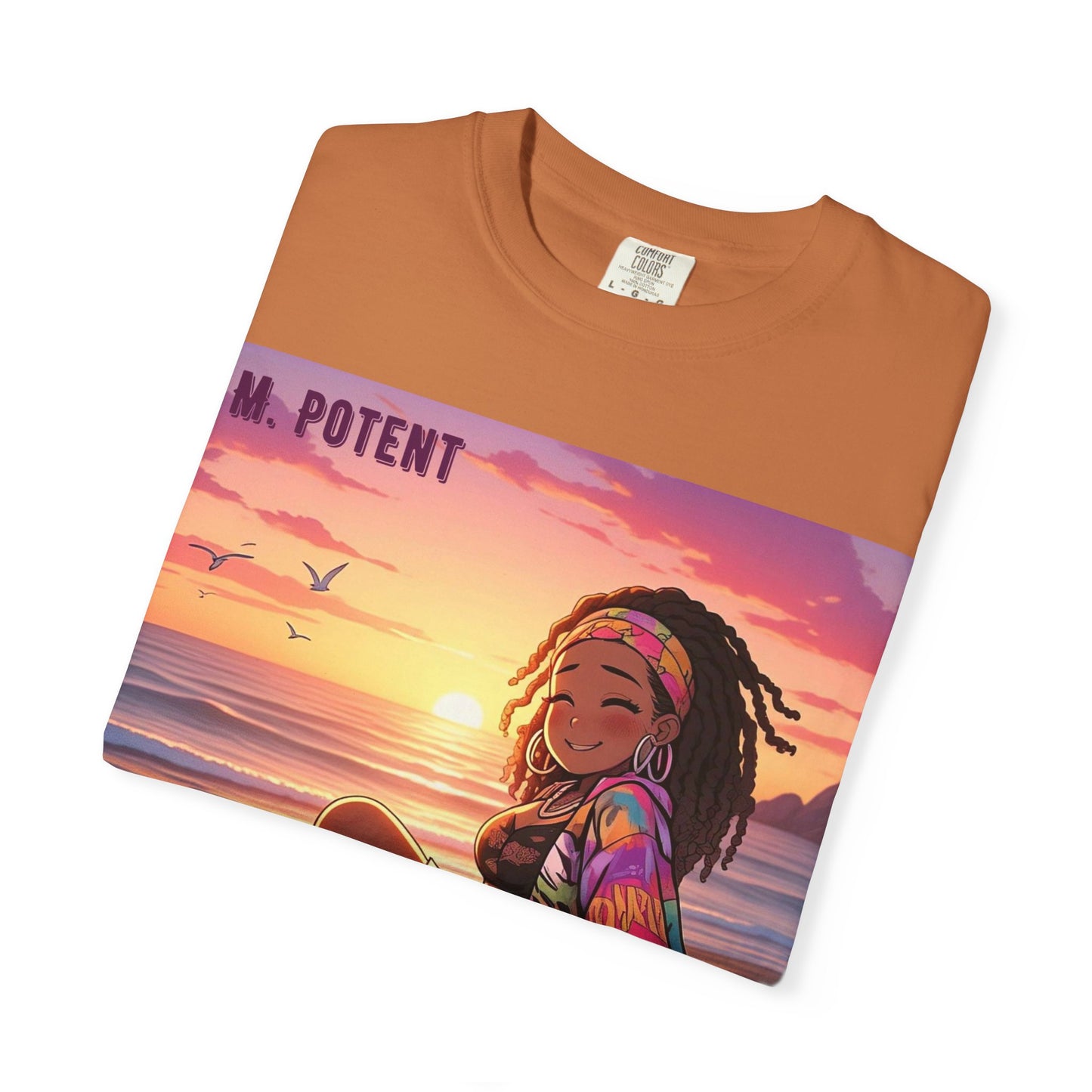 'Now You're Speaking My Language' by M. Potent, Beach Vibes Unisex Garment-Dyed T-shirt, Summer Apparel, Chill T-shirt, Vacation Wear, Perfect Gift for Sun Lovers, Graphic Tee