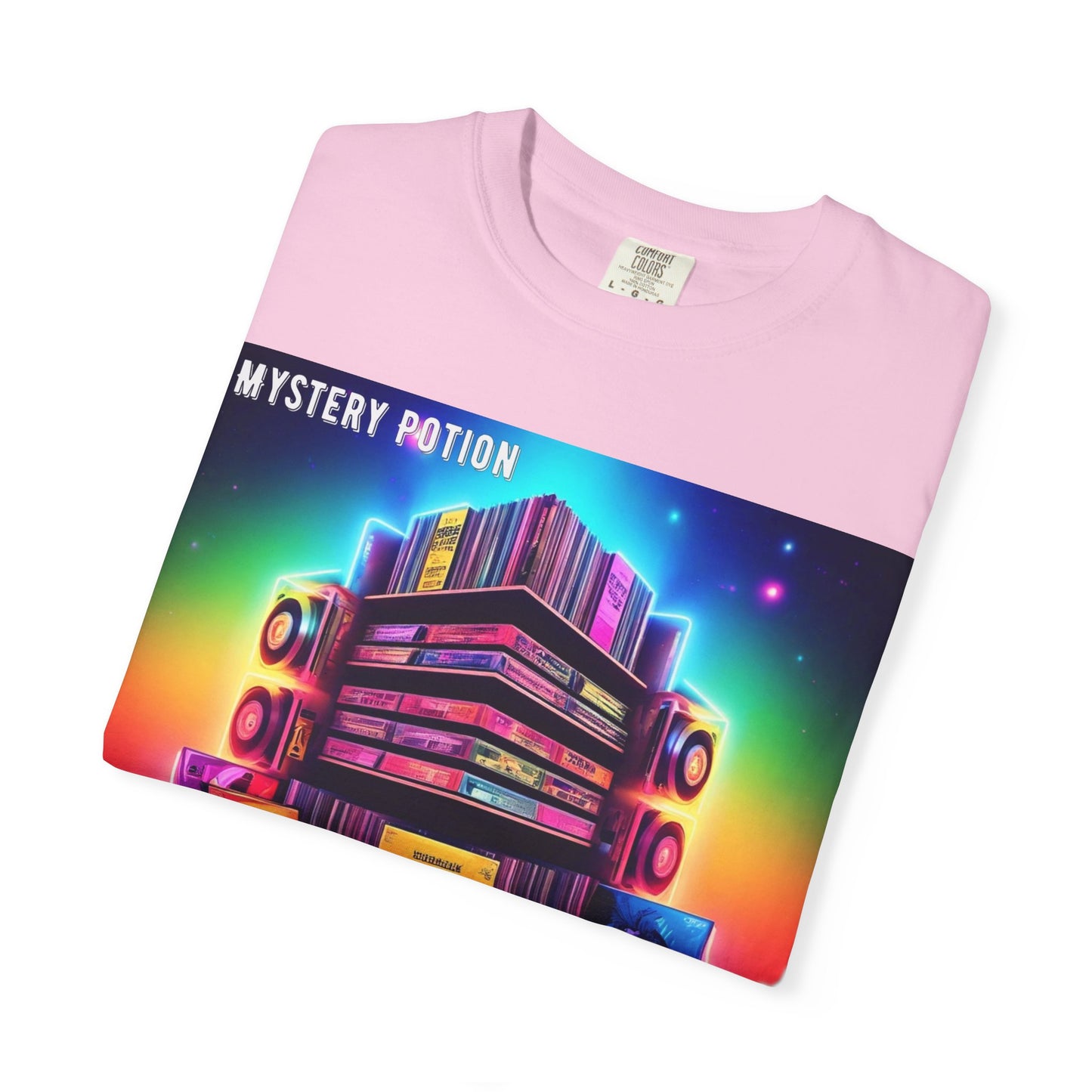 Lost In Time Vintage Vibe T-Shirt - Mystery Potion Graphic Tee, Unisex Casual Wear, Retro Music Lovers, Festival Apparel, Gift Idea