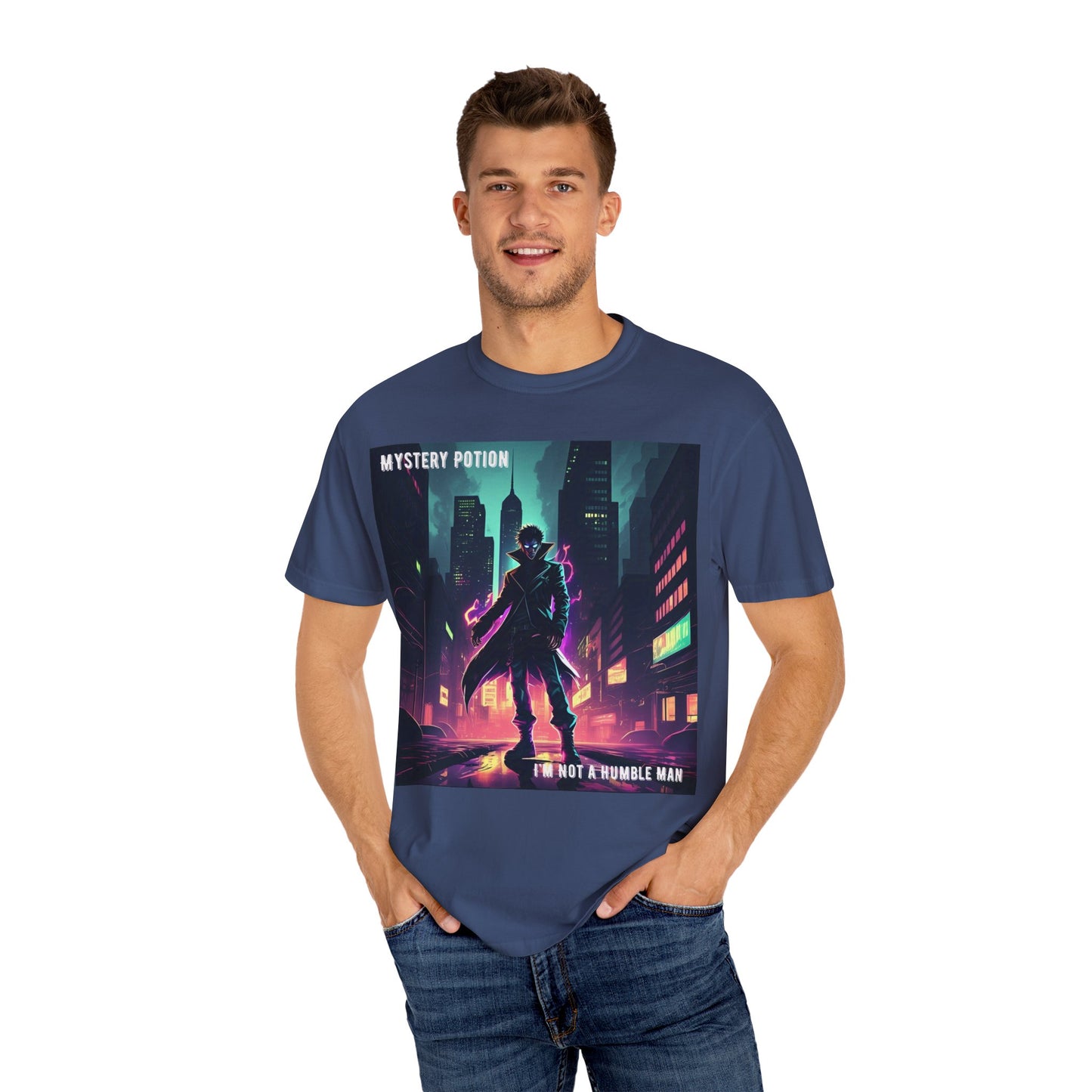 'I'm Not A Humble Man' Design, Mystery Potion Top Hit, Viral Musician's band T-shirt