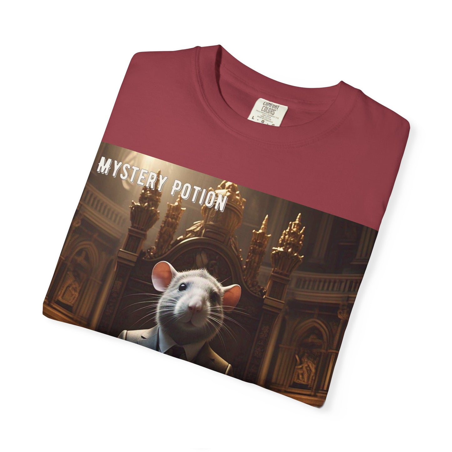 Mystery Potion Funny Unisex T-Shirt, Gift for Animal Lovers, Quirky Tee, Unique Graphic Shirt, Perfect for All Occasions