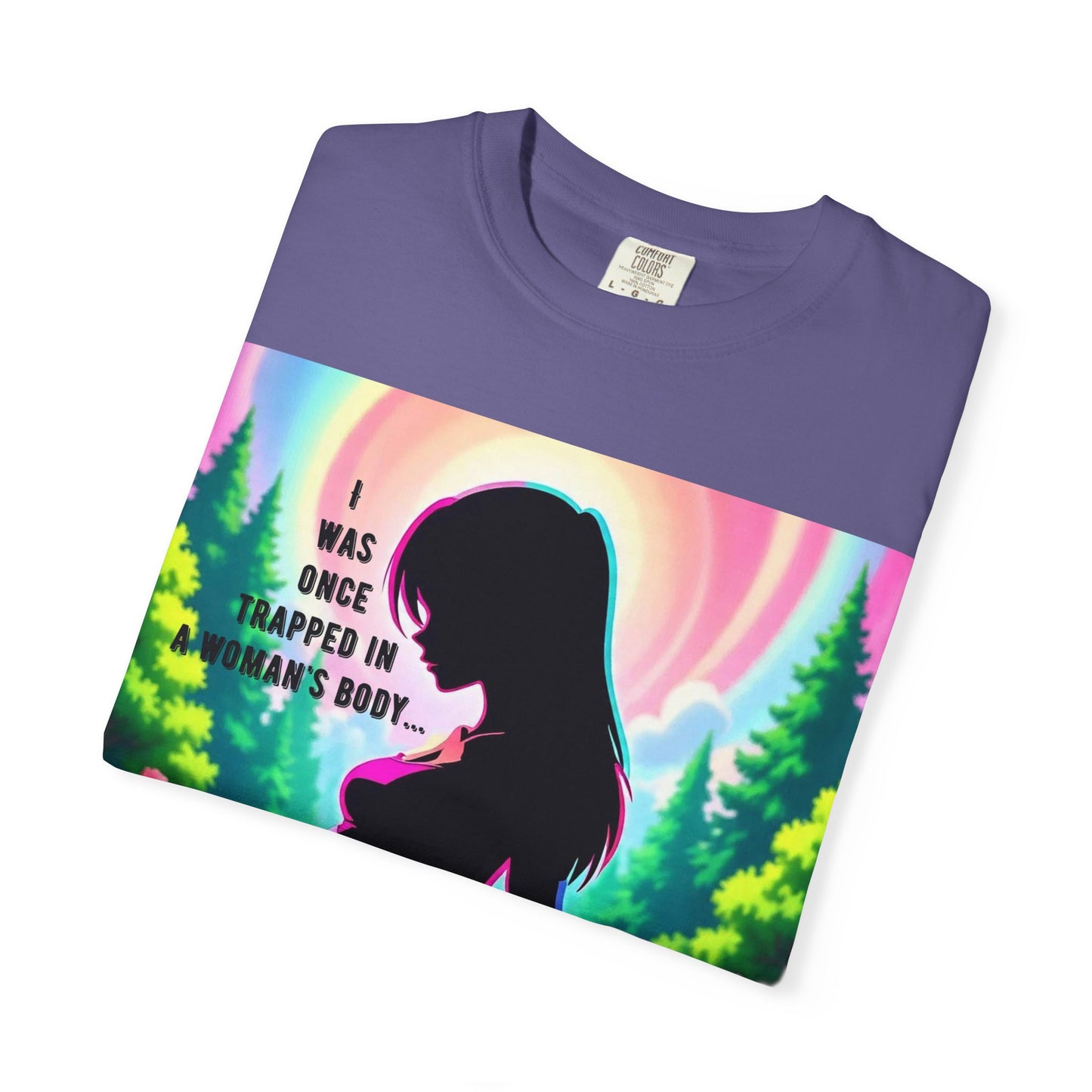 Maternity T-Shirt: I Was Once Trapped in Mom's Body, Pregnancy Gift, Baby Shower Shirt, Unisex Tee for Moms, Expecting Mothers