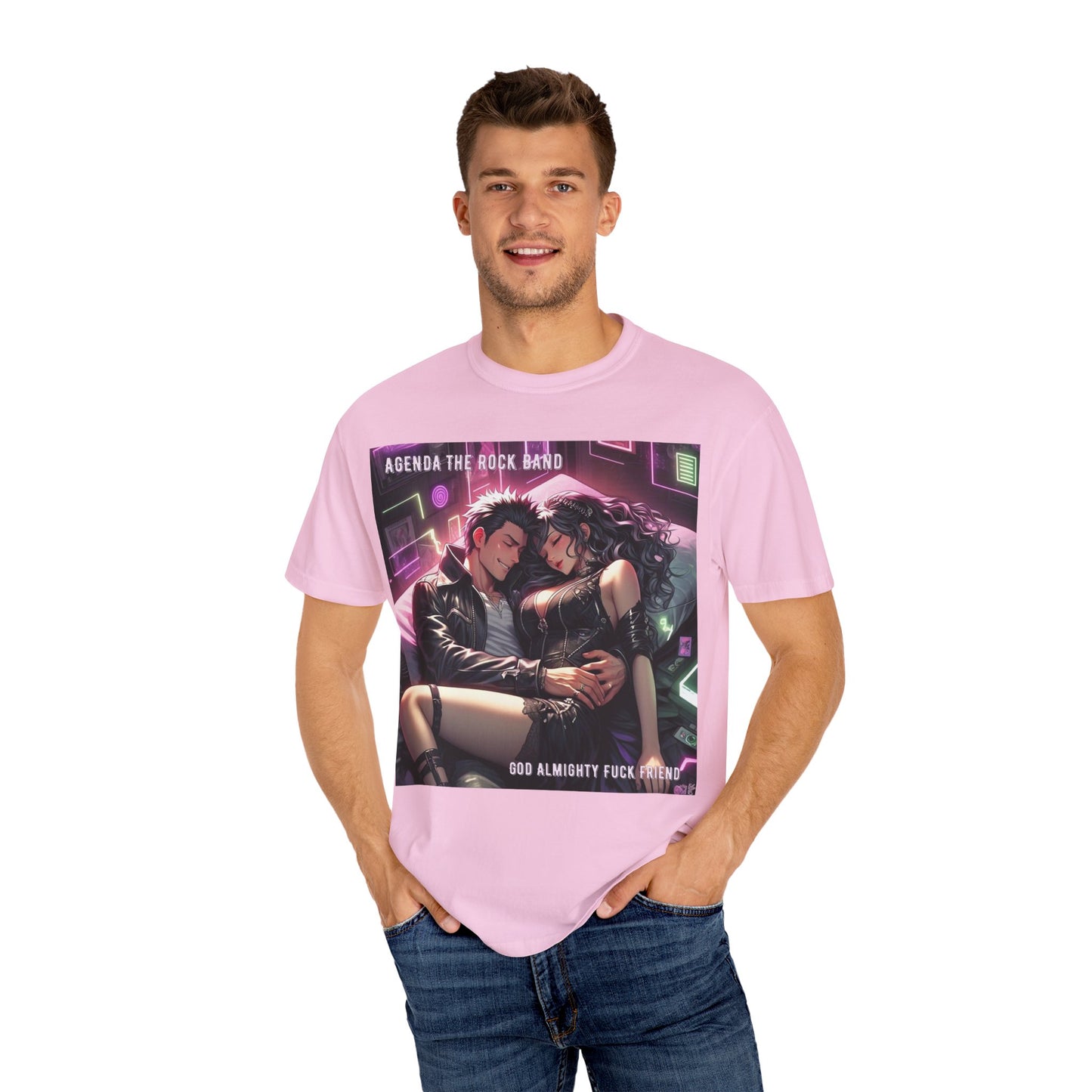 Rock Band Explicit Graphic T-Shirt, Vintage Music Tee, Unisex Kurt Cobain Shirt, Retro Style Apparel, Perfect for Concerts or Gifting