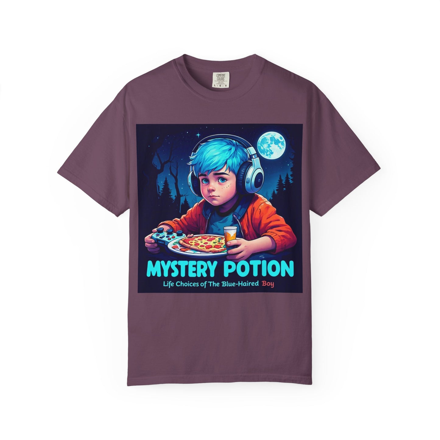 Mystery Potion T-shirt, Gamer Tee, Unisex Graphic Tee, Quirky Gift, Unique Design, Retro Vibe