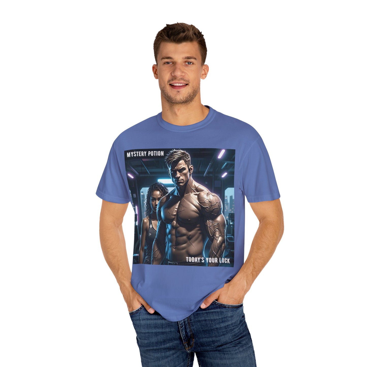 Mystery Potion Graphic T-Shirt - Unisex Casual Wear, Fitness Gift, Trendy Tee, Gamer Apparel, Everyday Style
