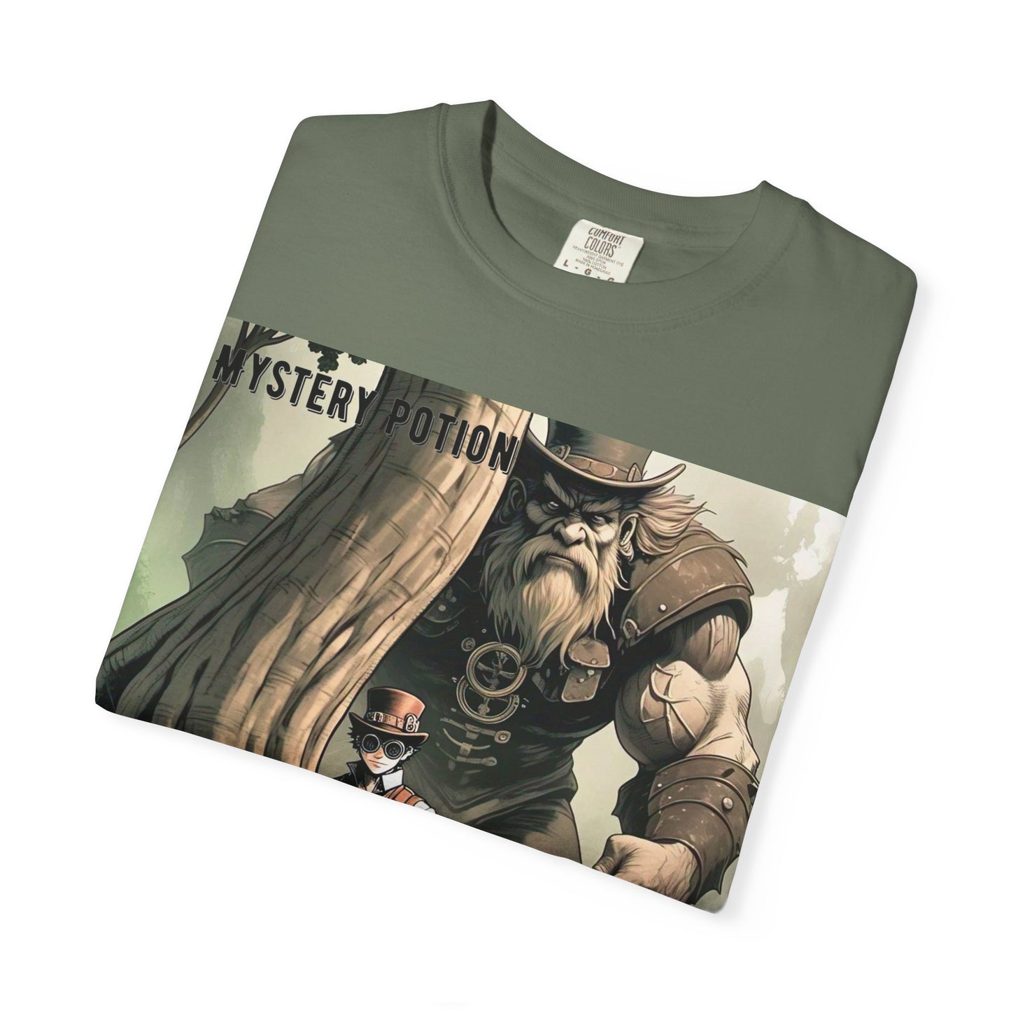 Mystery Potion Adventure T-Shirt, Fantasy Shirt, Unisex Graphic Tee, Gamer Gift, Nature Lover Gift, Cool T-Shirt for Events