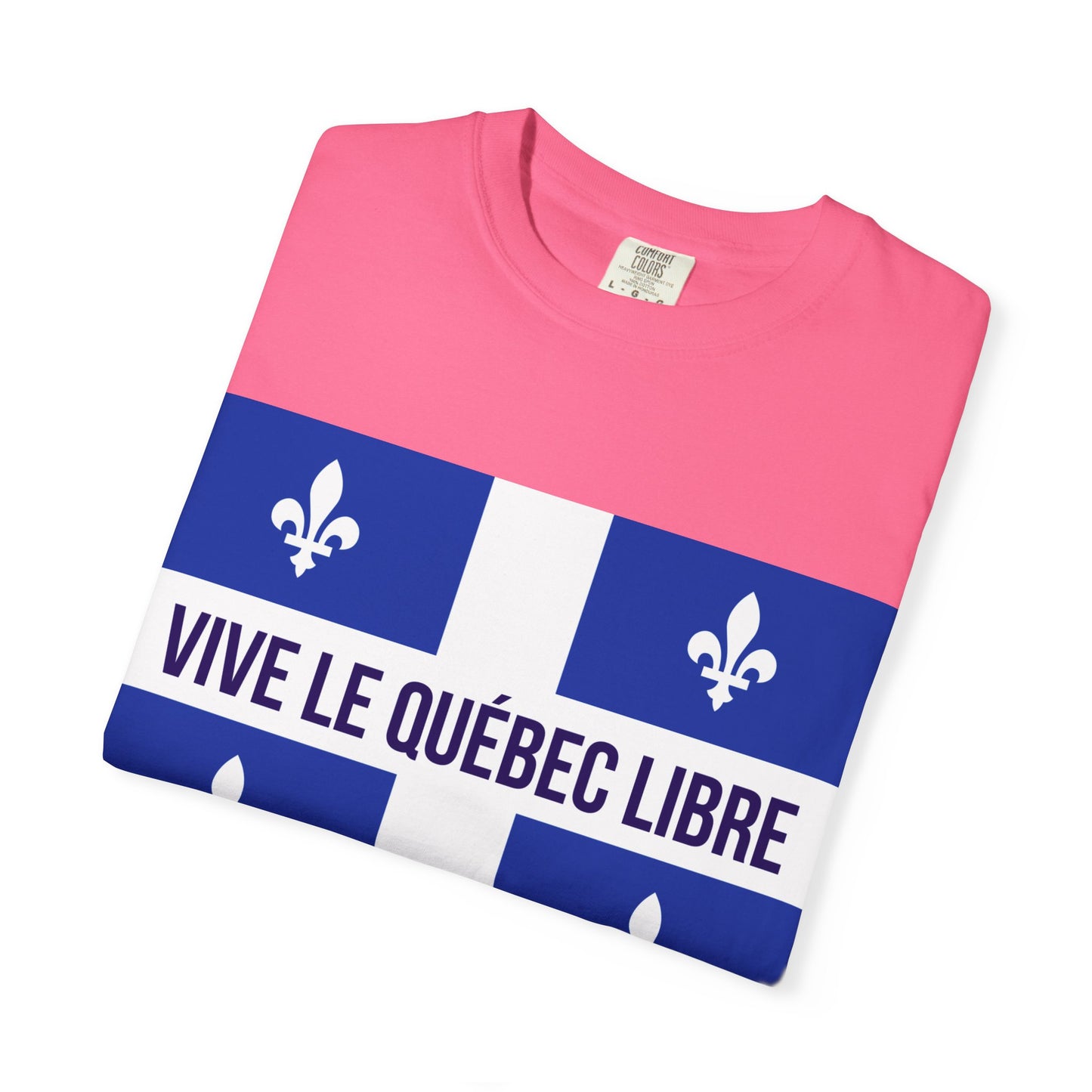 Vive le Québec Libre T-Shirt, Unisex Garment-Dyed Tee for Patriotic Celebrations, Canadian Pride Shirt, Quebec Independence Day [...]
