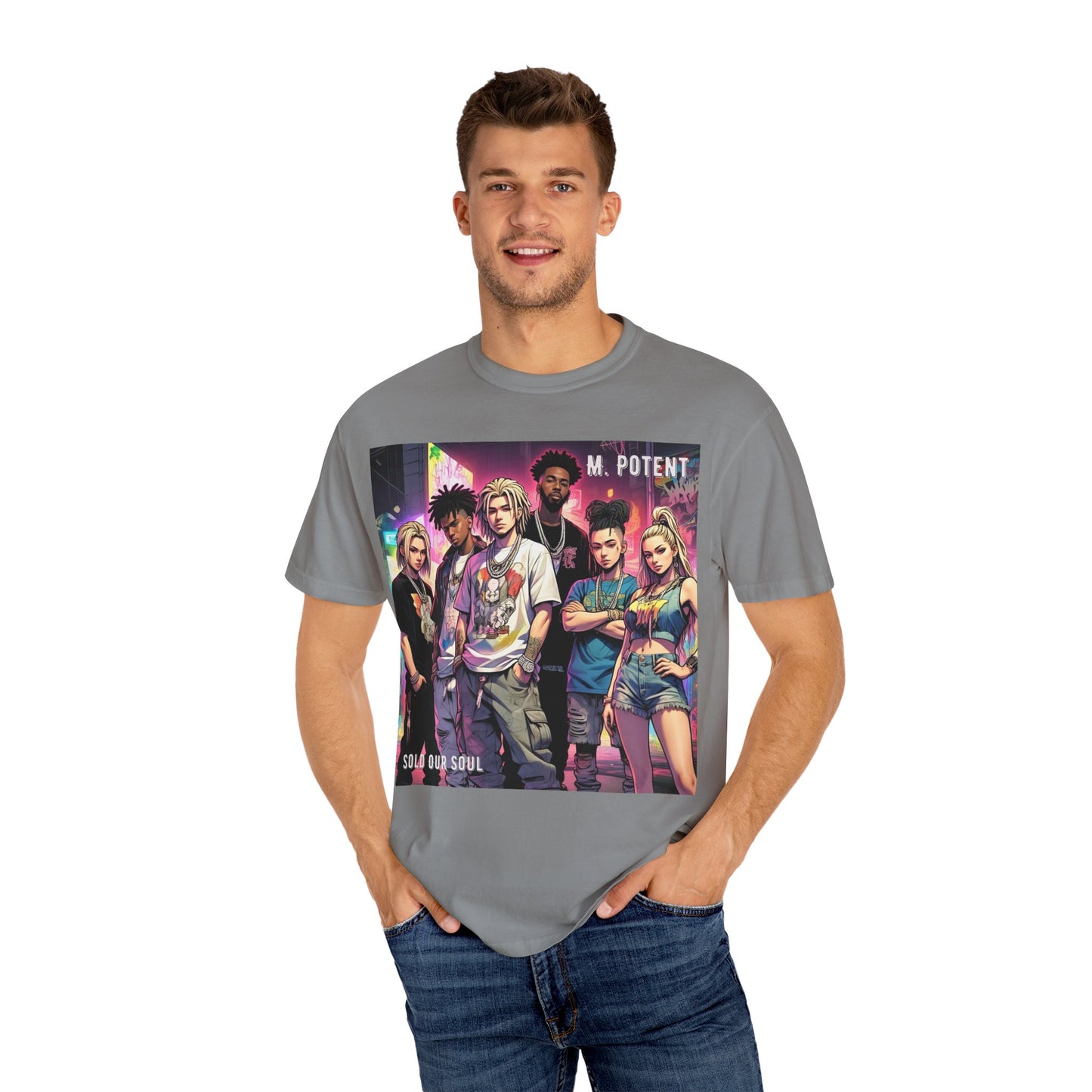 'Sold Our Soul' by M. Potent, Hip Hop Graphic Tee, Streetwear T-Shirt, Unisex Casual Tee, Music-Inspired Shirt, Gifts for Music Lovers, Trendy Fashion Top