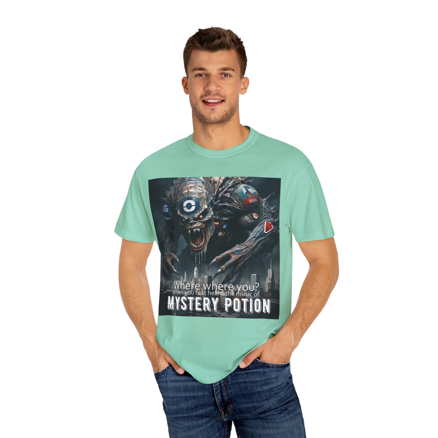 'Where were You When You First Heard Mystery Potion?' Unisex T-shirt - Spooky Graphic Tee for Halloween, Unisex Gift, Casual Wear, Festival Apparel