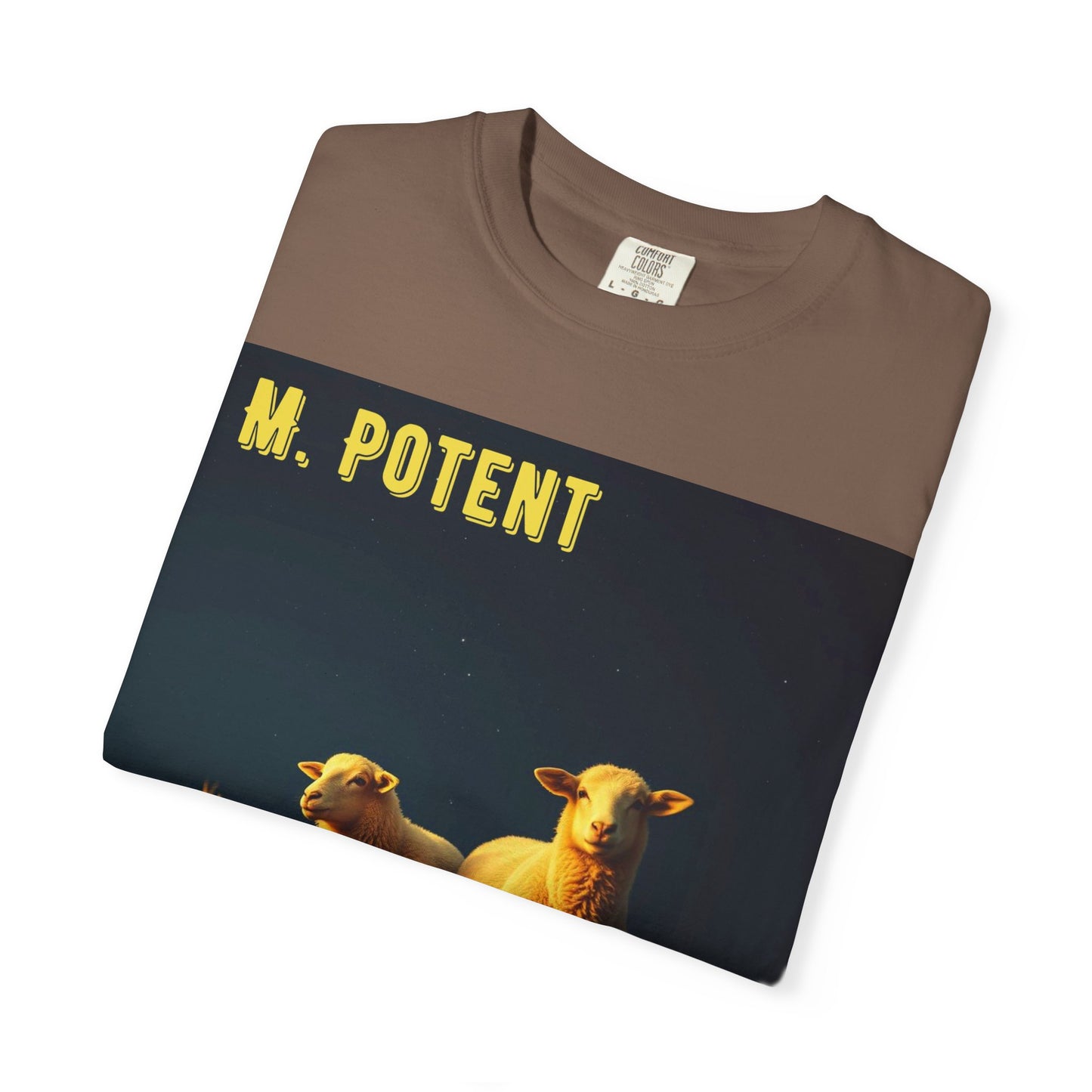 Debate Between Sheep and Grain by M. Potent, Sheep Graphic T-Shirt, Unisex Fashion Top, Farm Life Tee, Gift for Animal Lovers, Casual Everyday Wear