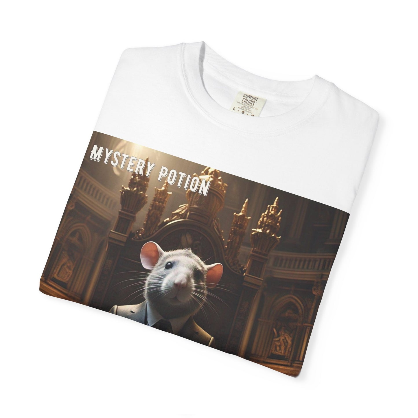 Mystery Potion Funny Unisex T-Shirt, Gift for Animal Lovers, Quirky Tee, Unique Graphic Shirt, Perfect for All Occasions