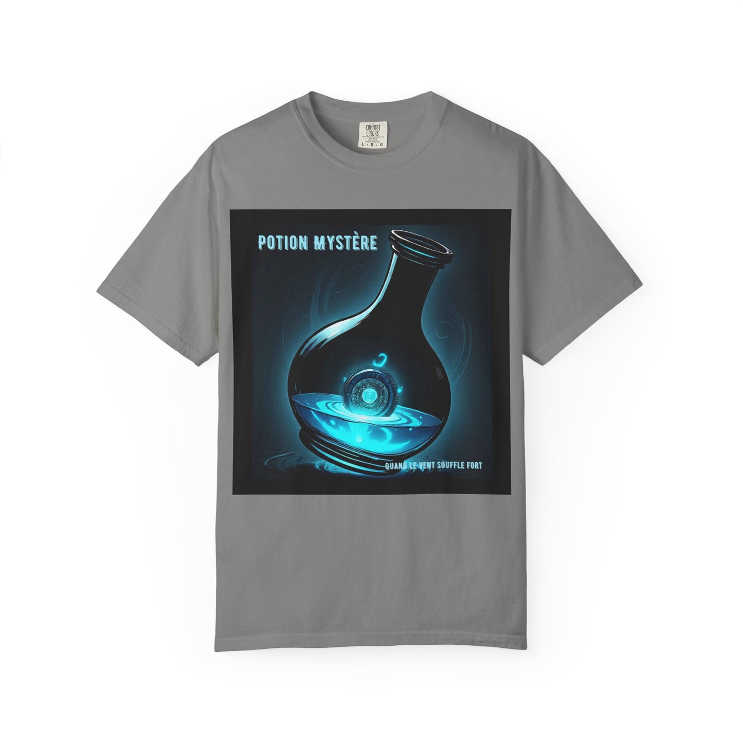 'Quand Le Vent Souffle Fort' par Potion Mystère, Mystery Potion T-Shirt, Unisex Graphic Tee, Magic Lab Shirt, Fantasy Apparel, Gift for Wizards and Witches