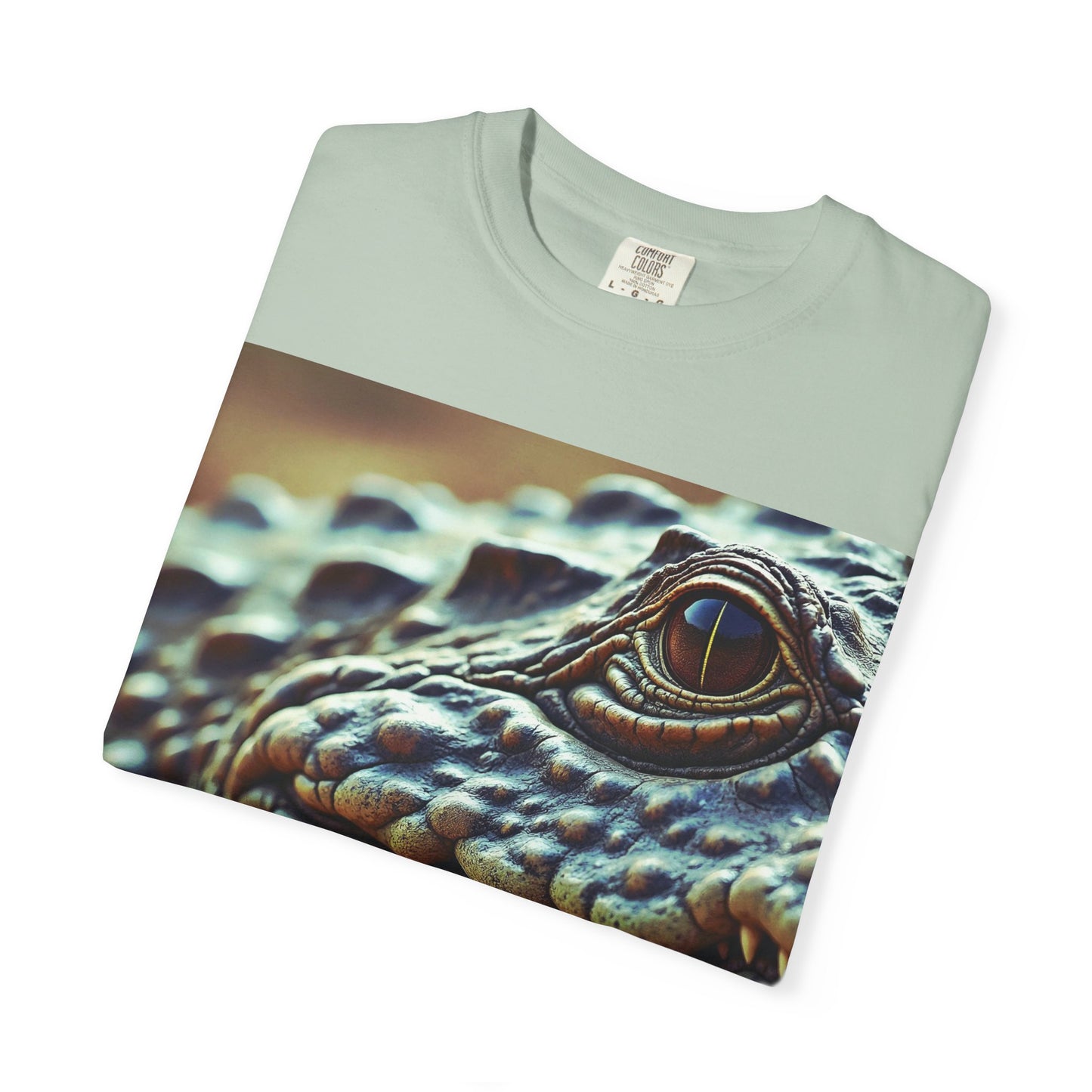 Aligator Unisex Garment-Dyed T-Shirt with Lizard Design, Cool Animal Tee for Nature Lovers, Gift for Her, Him, Birthday, Outdoor Enthusiasts