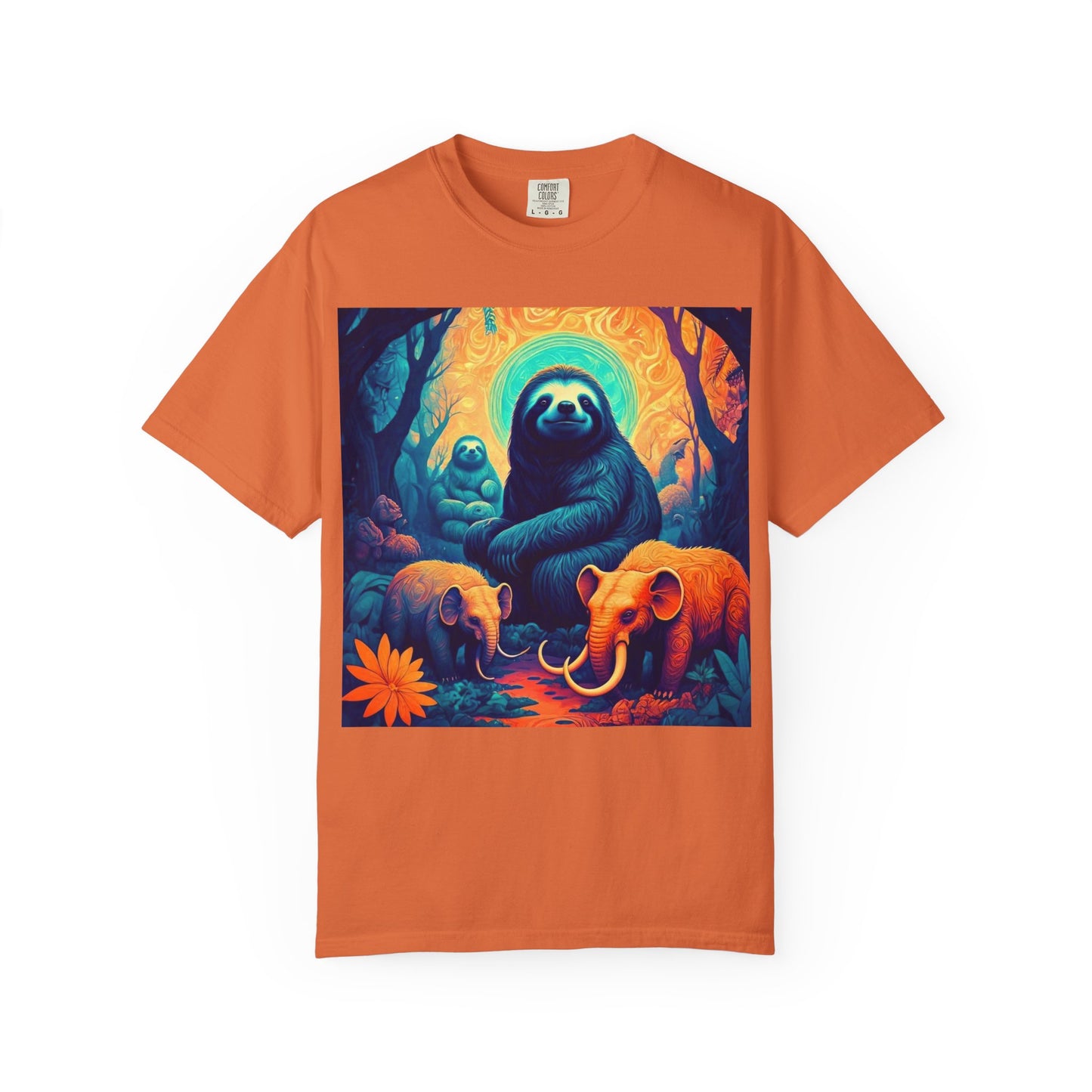 Vibrant Wildlife T-Shirt - Unisex Garment-Dyed Tee, Nature Lover Gift, Animal Art Shirt, Eco-Friendly Fashion, Summer Essentials