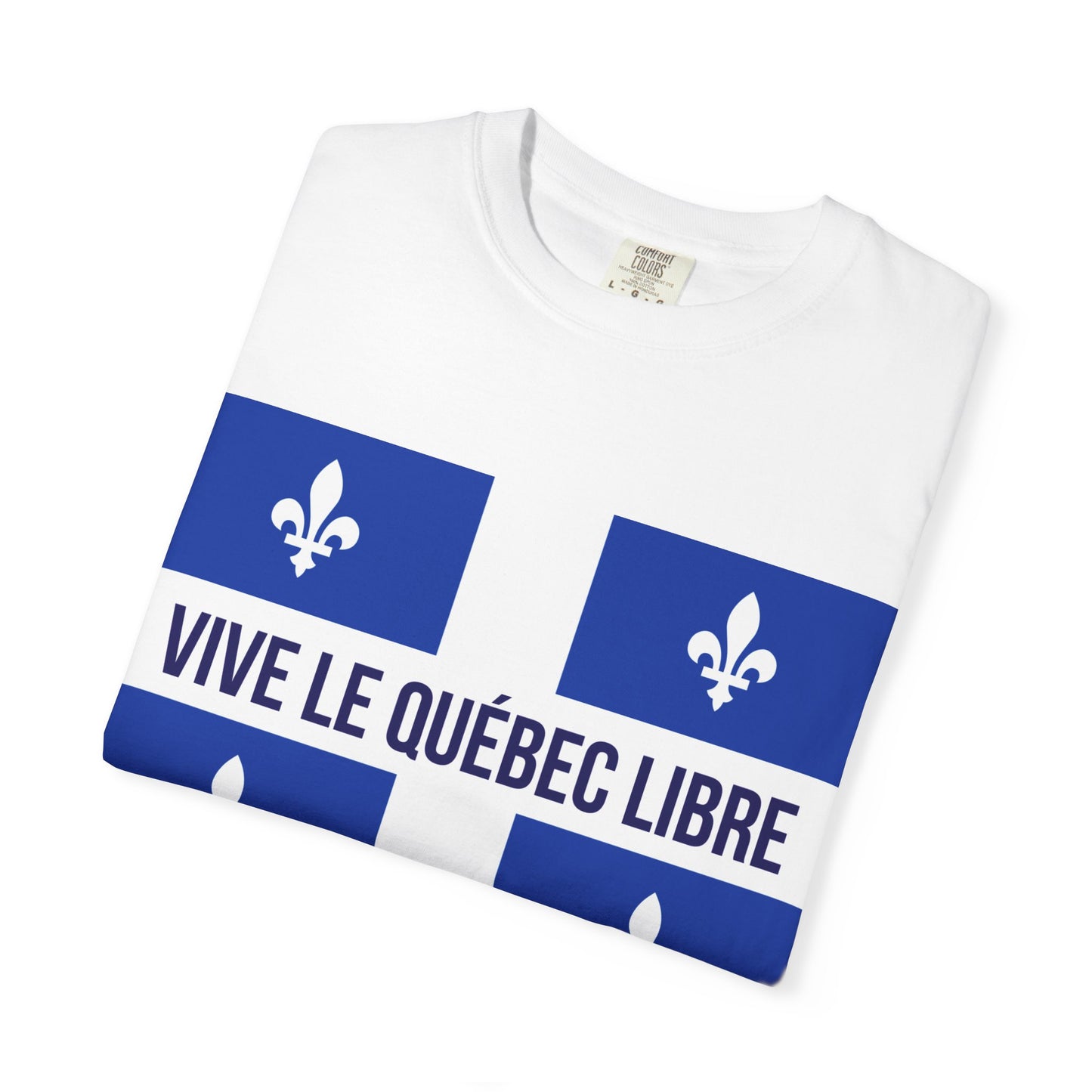 Vive le Québec Libre T-Shirt, Unisex Garment-Dyed Tee for Patriotic Celebrations, Canadian Pride Shirt, Quebec Independence Day [...]