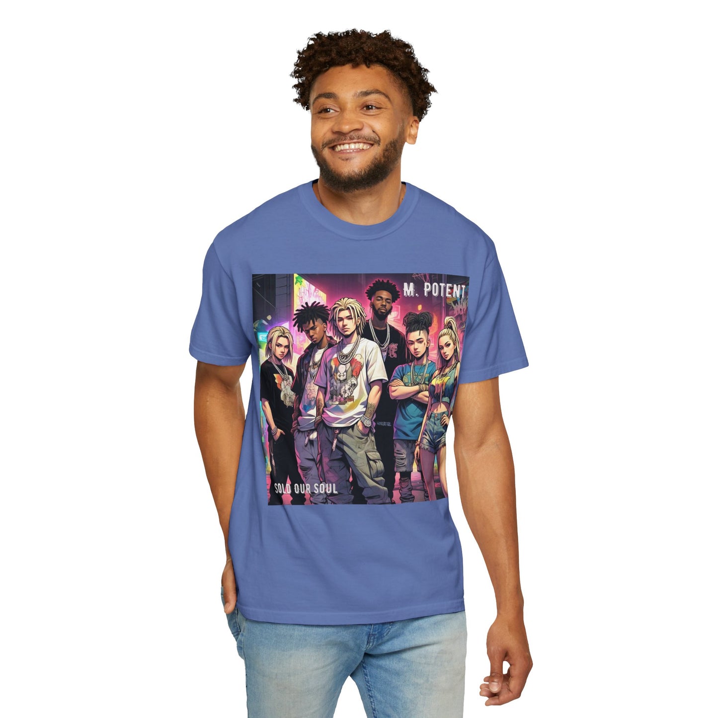 'Sold Our Soul' by M. Potent, Hip Hop Graphic Tee, Streetwear T-Shirt, Unisex Casual Tee, Music-Inspired Shirt, Gifts for Music Lovers, Trendy Fashion Top