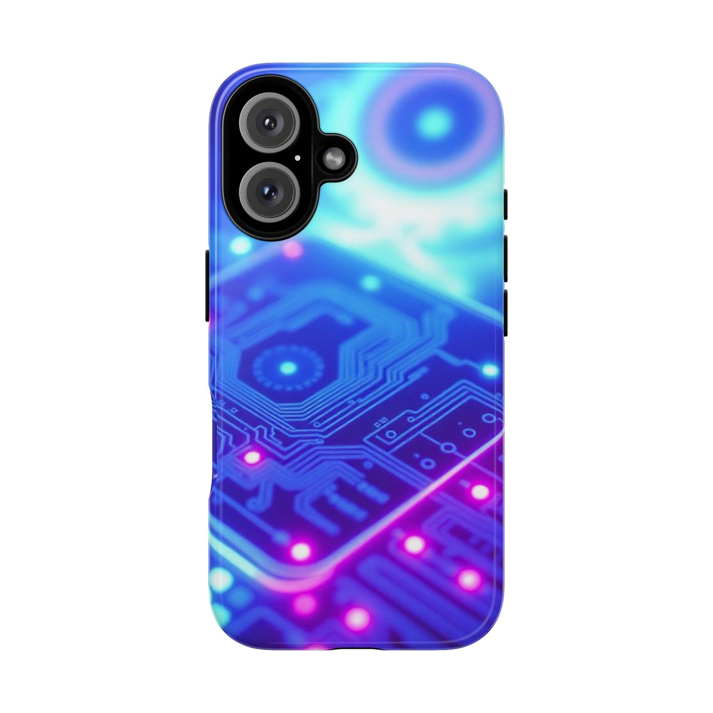 Electronics-Inspired Phone Case, Tough Cases for Tech Enthusiasts, Vibrant Tech Designs, Unique Gift for Gadget Lovers, Abstract [...]