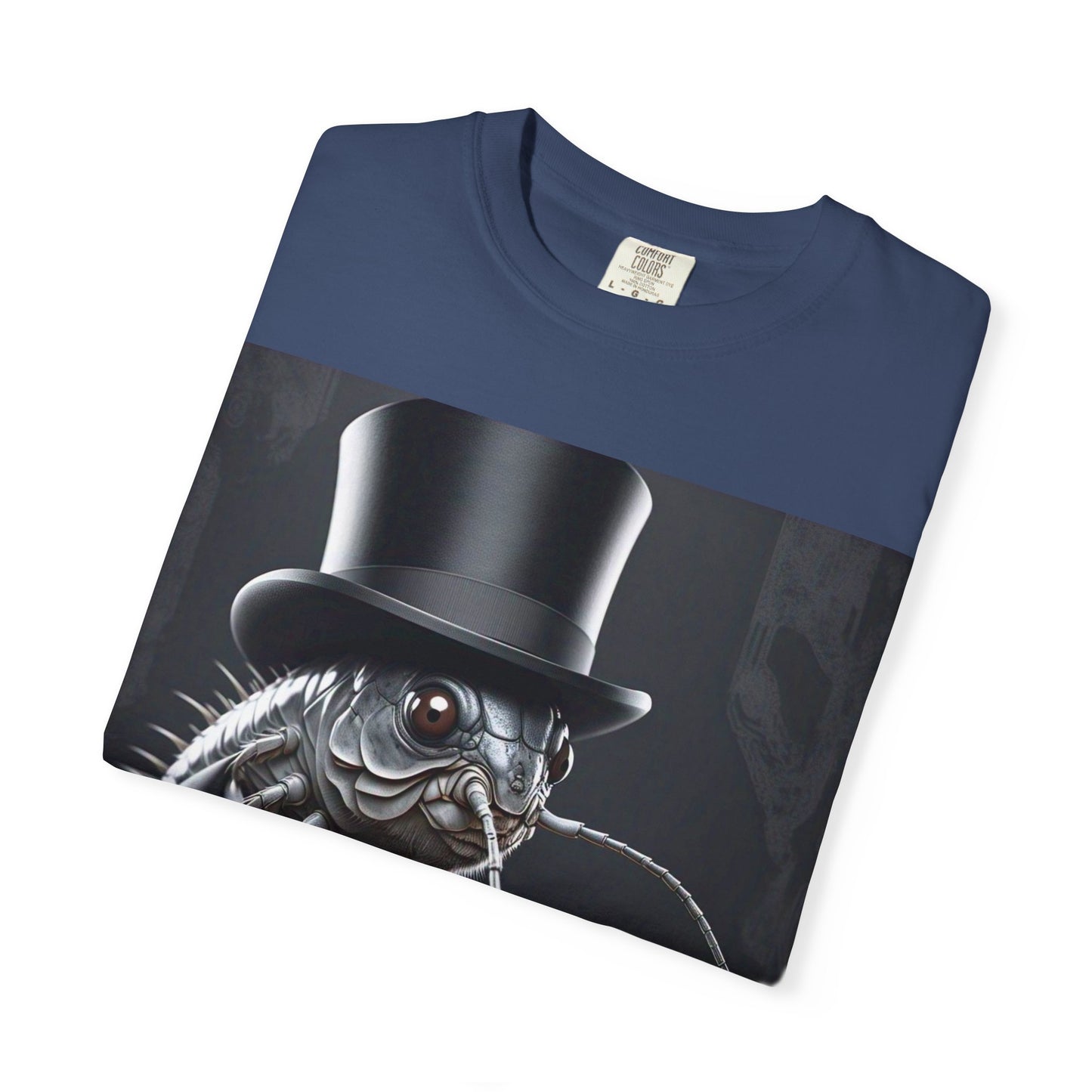 Whimsical Silver Fish Gentleman T-shirt | Fun Gift for Aquatic Lovers, Unique Humor Shirt, Casual Wear, Creative Outfit