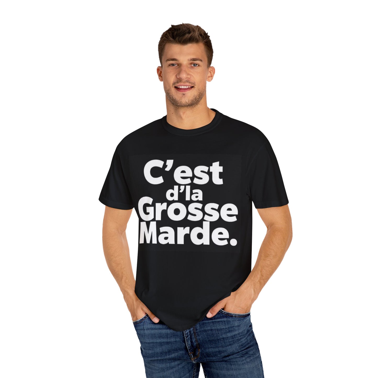 C'est D'la Grosse Marde Trendy Graphic Tee, Casual Wear, Funny Gift for Friends, Statement Shirt, Streetwear Fashion, Everyday Comfort