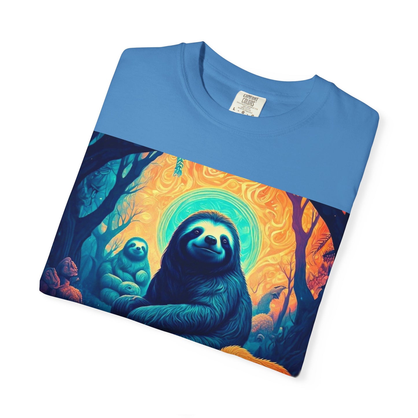 Vibrant Wildlife T-Shirt - Unisex Garment-Dyed Tee, Nature Lover Gift, Animal Art Shirt, Eco-Friendly Fashion, Summer Essentials