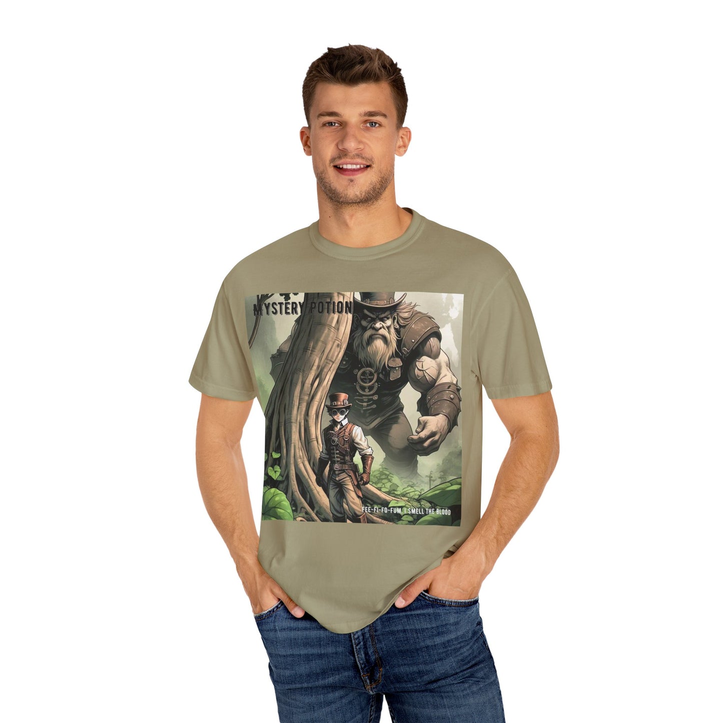 Mystery Potion Adventure T-Shirt, Fantasy Shirt, Unisex Graphic Tee, Gamer Gift, Nature Lover Gift, Cool T-Shirt for Events