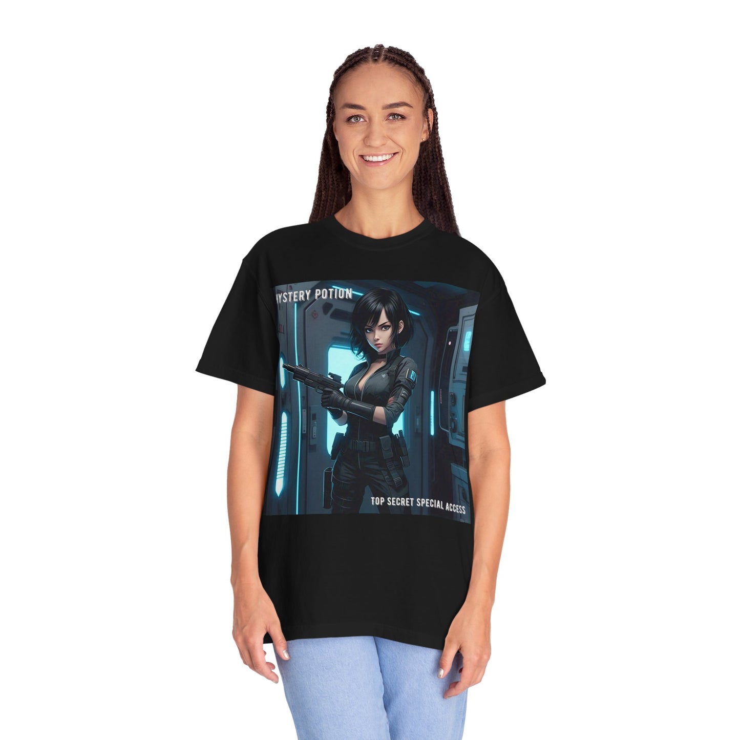 Mystery Potion Graphic Tee, Gamer T-Shirt, Unisex Clothing, Casual Wear, Birthday Gift, Top Secret Access Shirt
