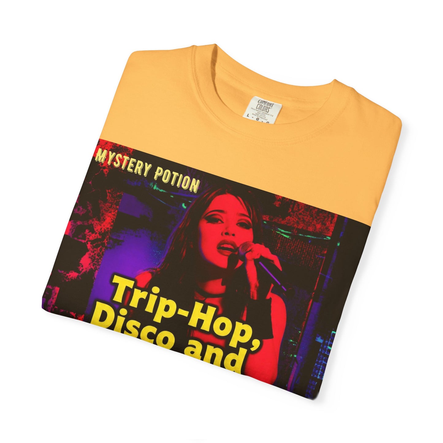 Trip Hop, Disco and Metal! Oh, What a Rush Vibrant Music-Themed Unisex T-shirt | Perfect Gift for Music Lovers, Concert Attendees, Band Merch, Festival Apparel, and Casual Wear