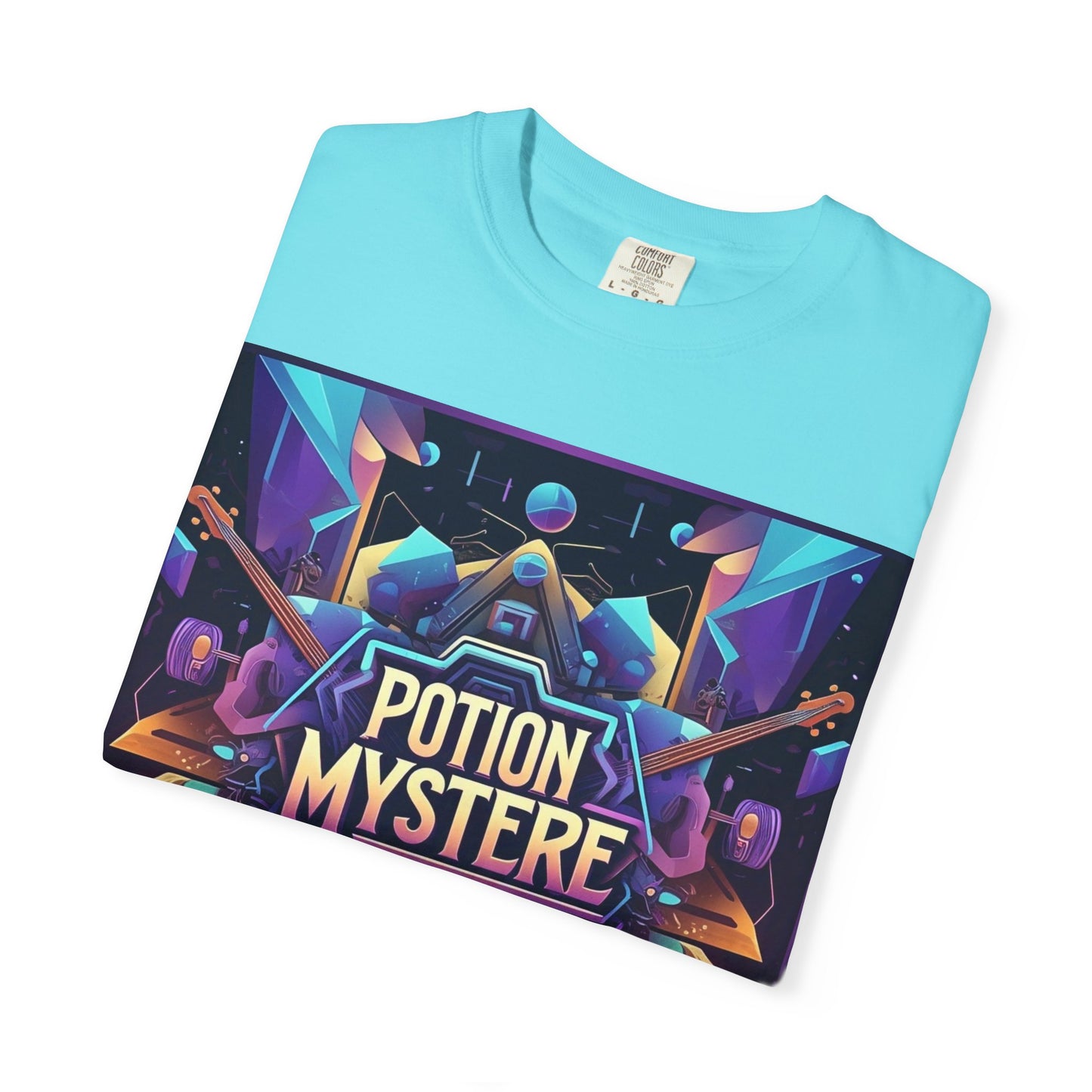Potion Mystere Graphic Tee, Artistic Unisex Shirt, Handmade Gift, Festival Apparel, Unique Art T-shirt