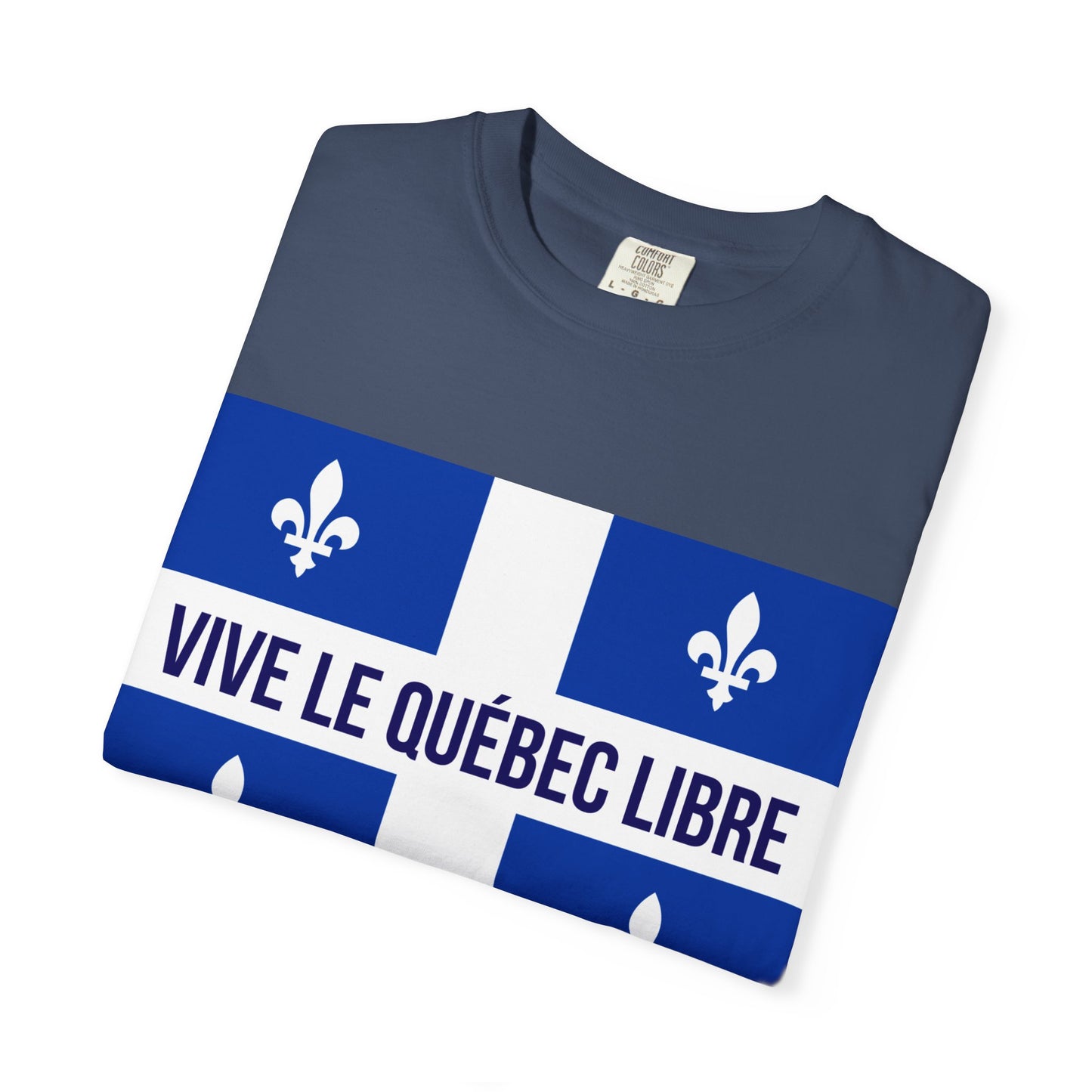 Vive le Québec Libre T-Shirt, Unisex Garment-Dyed Tee for Patriotic Celebrations, Canadian Pride Shirt, Quebec Independence Day [...]