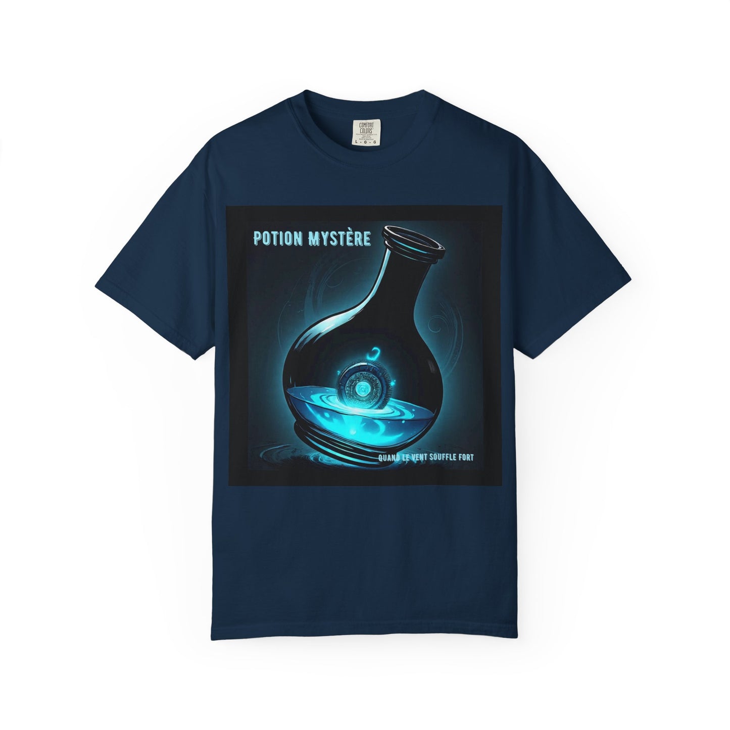'Quand Le Vent Souffle Fort' par Potion Mystère, Mystery Potion T-Shirt, Unisex Graphic Tee, Magic Lab Shirt, Fantasy Apparel, Gift for Wizards and Witches