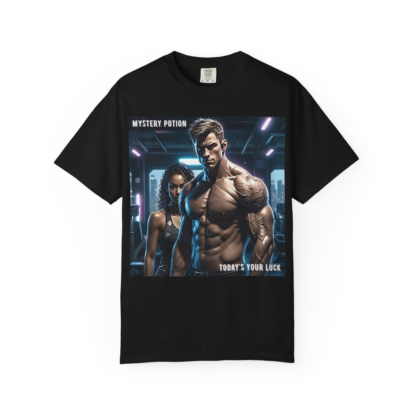 Mystery Potion Graphic T-Shirt - Unisex Casual Wear, Fitness Gift, Trendy Tee, Gamer Apparel, Everyday Style
