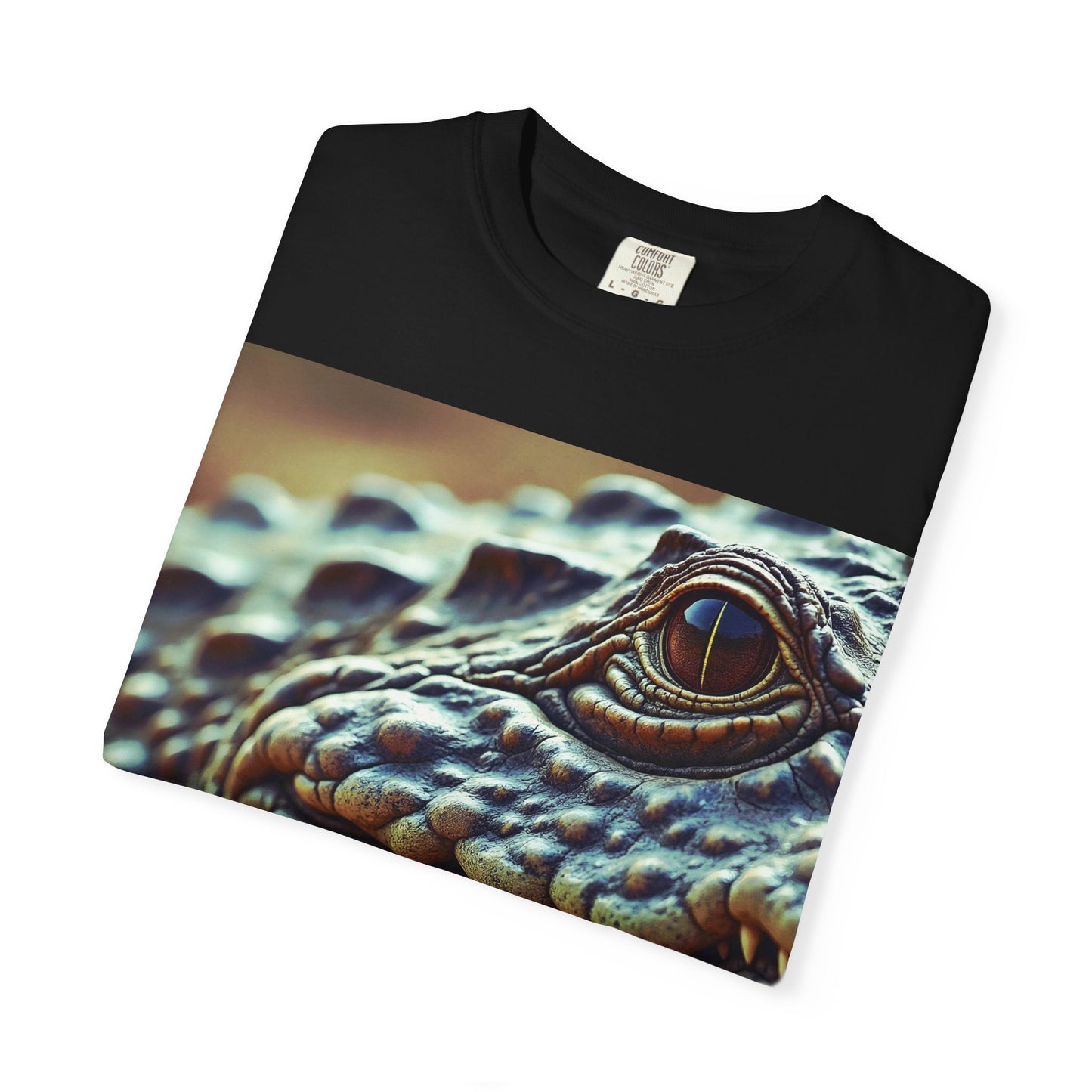 Aligator Unisex Garment-Dyed T-Shirt with Lizard Design, Cool Animal Tee for Nature Lovers, Gift for Her, Him, Birthday, Outdoor Enthusiasts