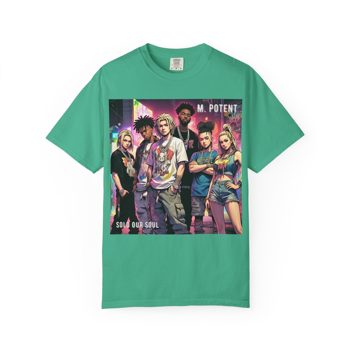 'Sold Our Soul' by M. Potent, Hip Hop Graphic Tee, Streetwear T-Shirt, Unisex Casual Tee, Music-Inspired Shirt, Gifts for Music Lovers, Trendy Fashion Top