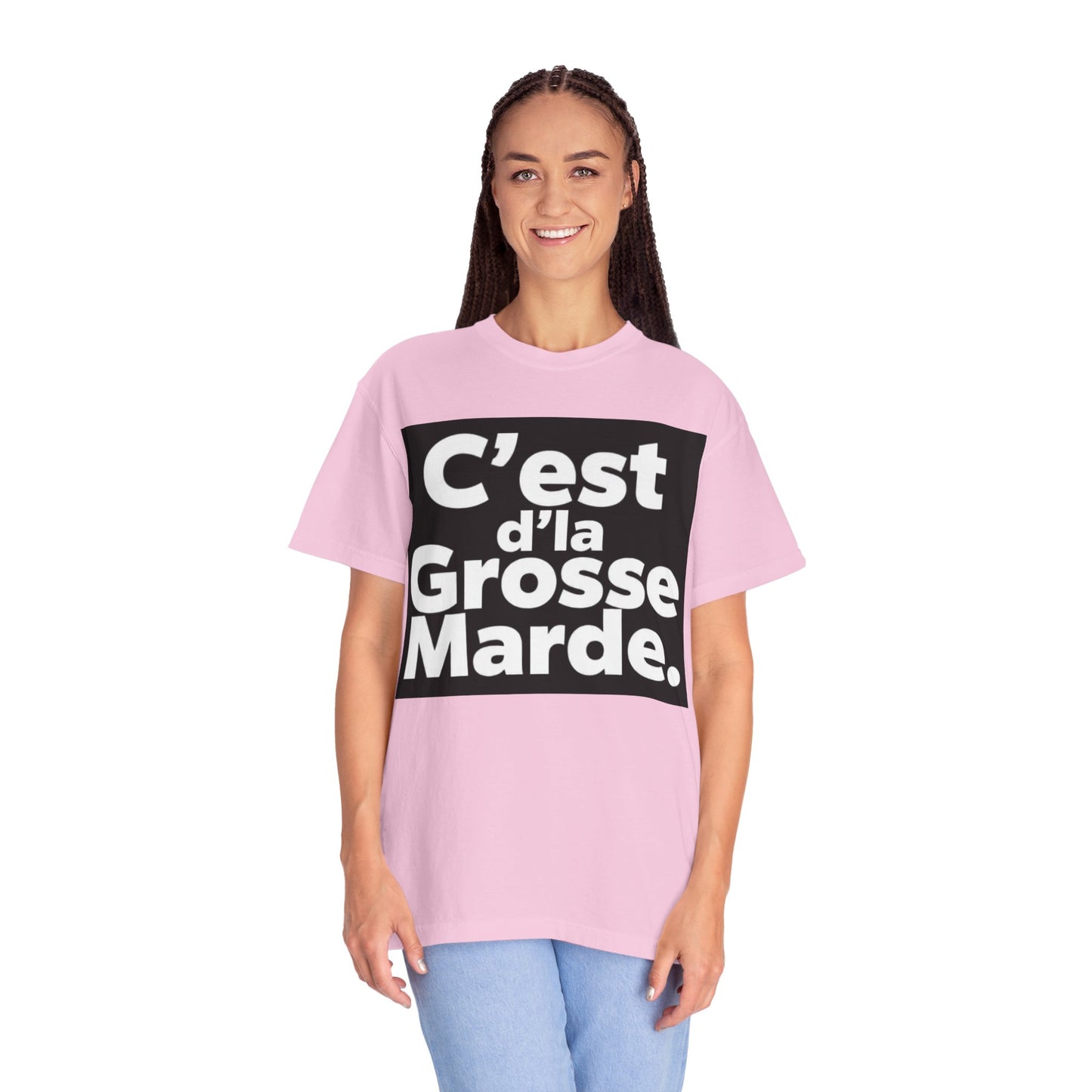 C'est D'la Grosse Marde Trendy Graphic Tee, Casual Wear, Funny Gift for Friends, Statement Shirt, Streetwear Fashion, Everyday Comfort