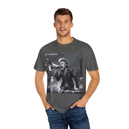 'As Much As Money Can Buy' by Rip You A New One, Edgy Graphic T-shirt featuring 'Rip You a New One' for Rebels, Rock Lovers, Unique Gifts, Band Merchandise, Casual Wear