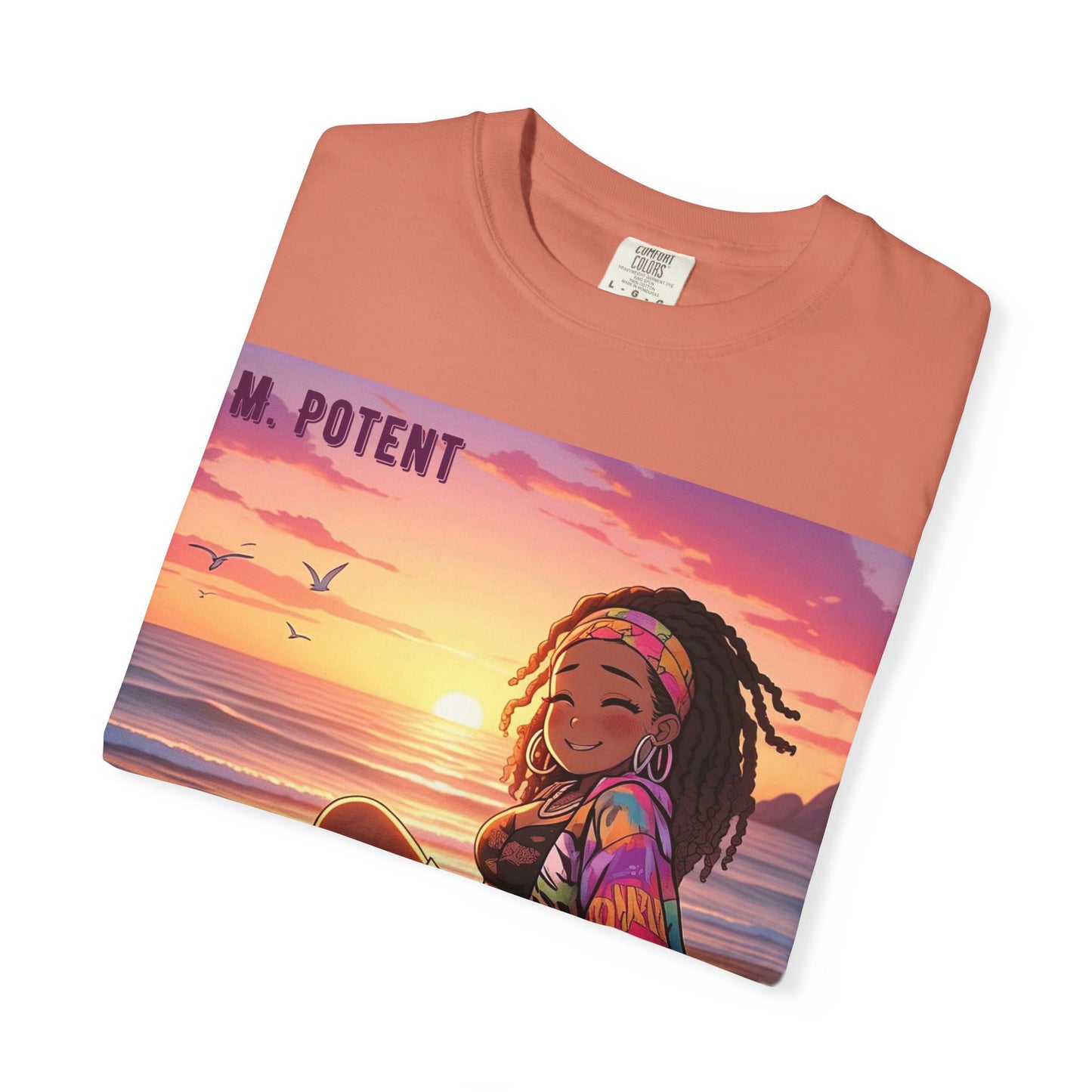 'Now You're Speaking My Language' by M. Potent, Beach Vibes Unisex Garment-Dyed T-shirt, Summer Apparel, Chill T-shirt, Vacation Wear, Perfect Gift for Sun Lovers, Graphic Tee