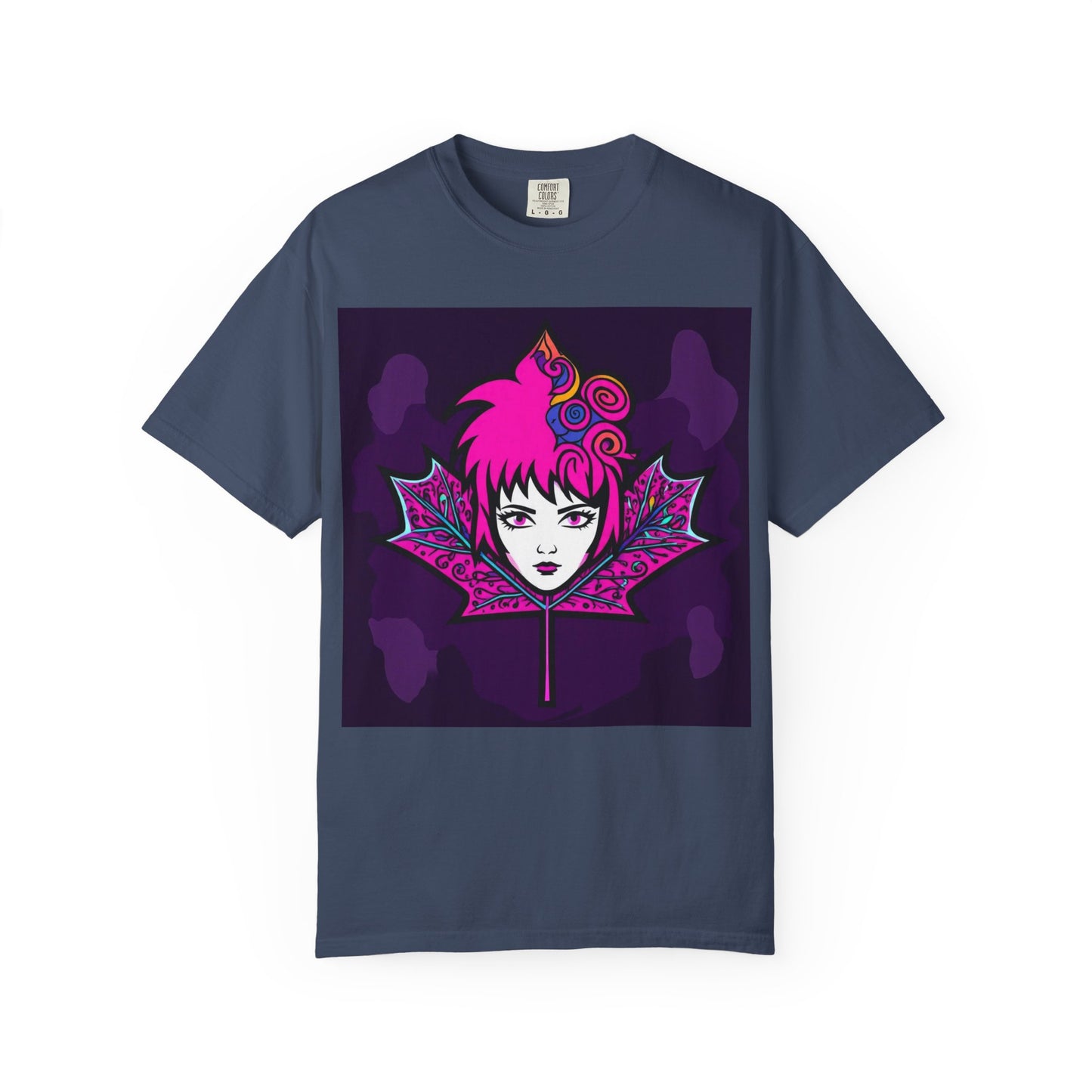 Emily The Maple Leaf Vibrant Graphic Tee: Retro Pop Art T-Shirt, Unique Gift, Casual Wear, Festival Fashion, Fun Style, Unisex Apparel