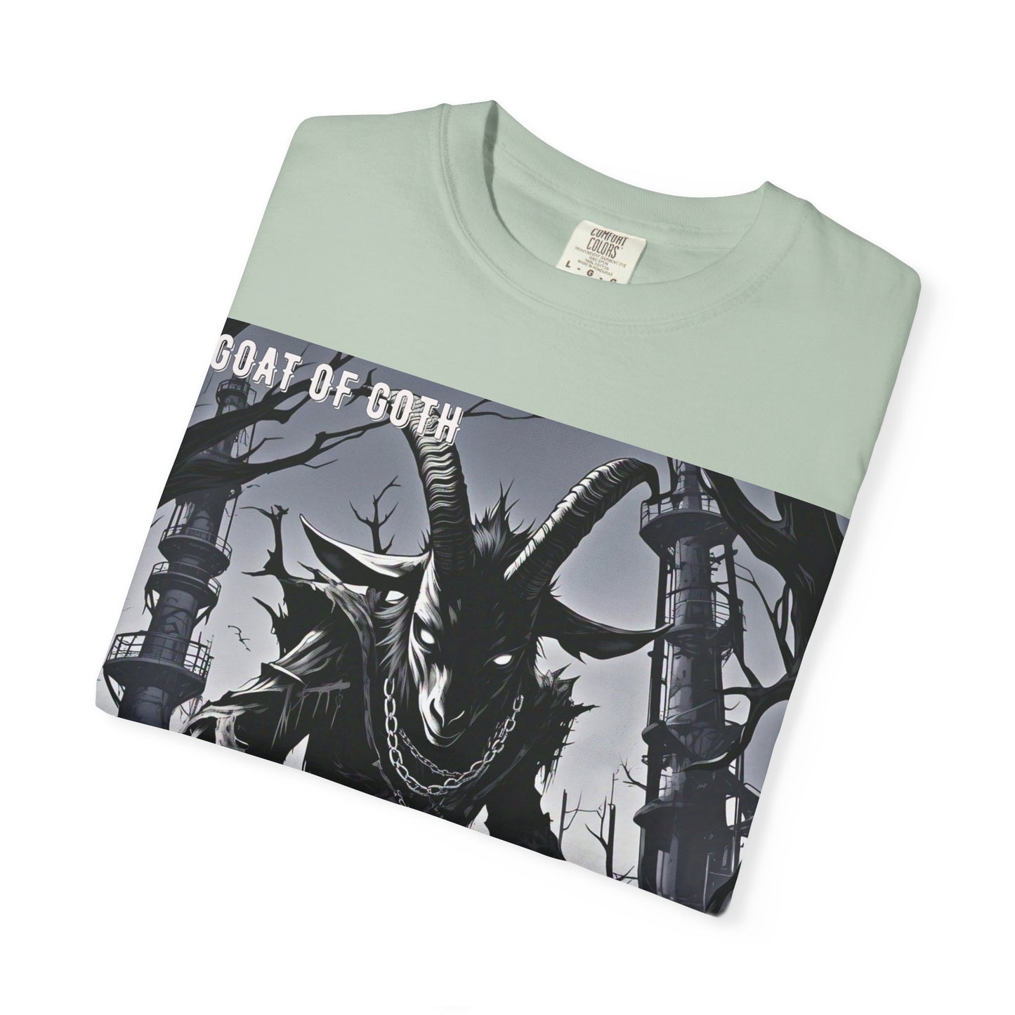 Gothic Graphic T-Shirt, Goat of Goth Tee, Unisex Casual Wear, Alternative Streetwear, Edgy Apparel for Fans, Perfect Gift for Halloween