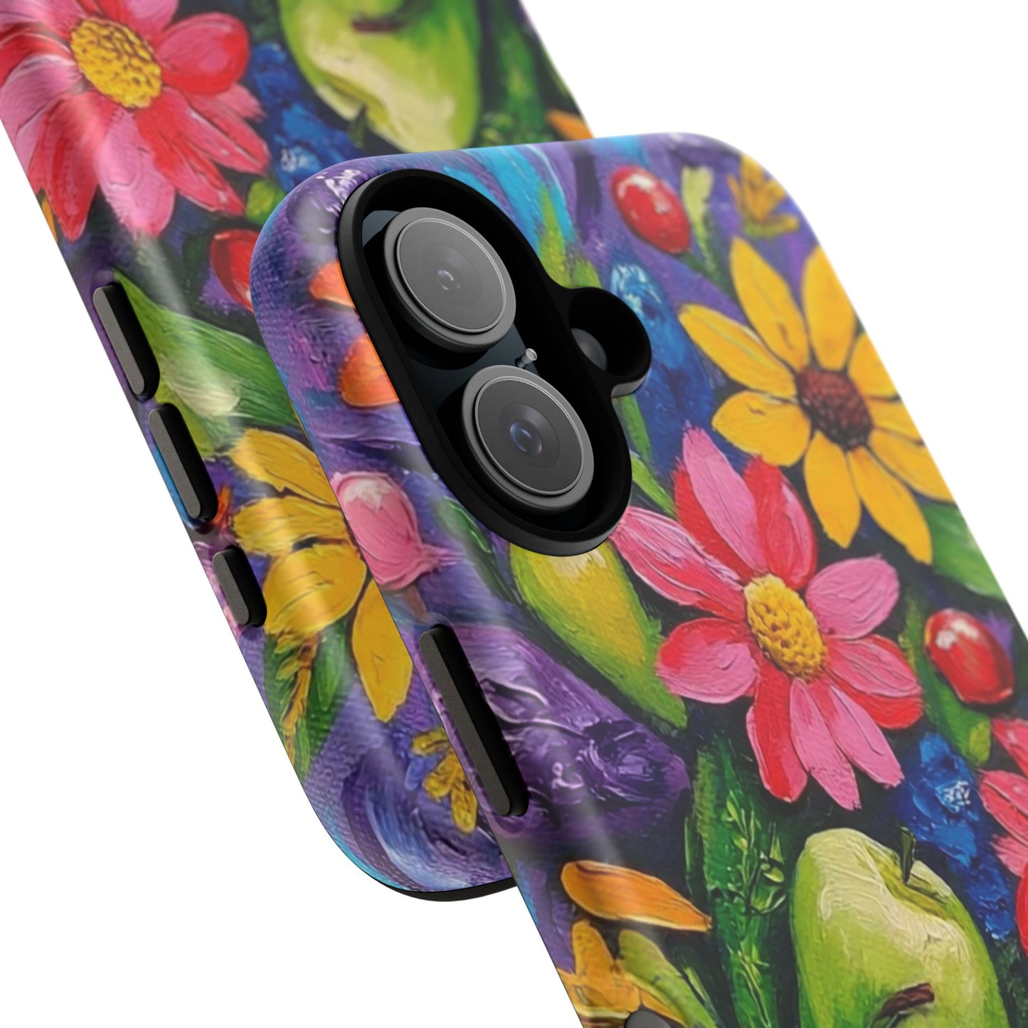 Flower to the Power of Fruit Tough Cases, vibrant, colorful floral and culinary beauty and classy