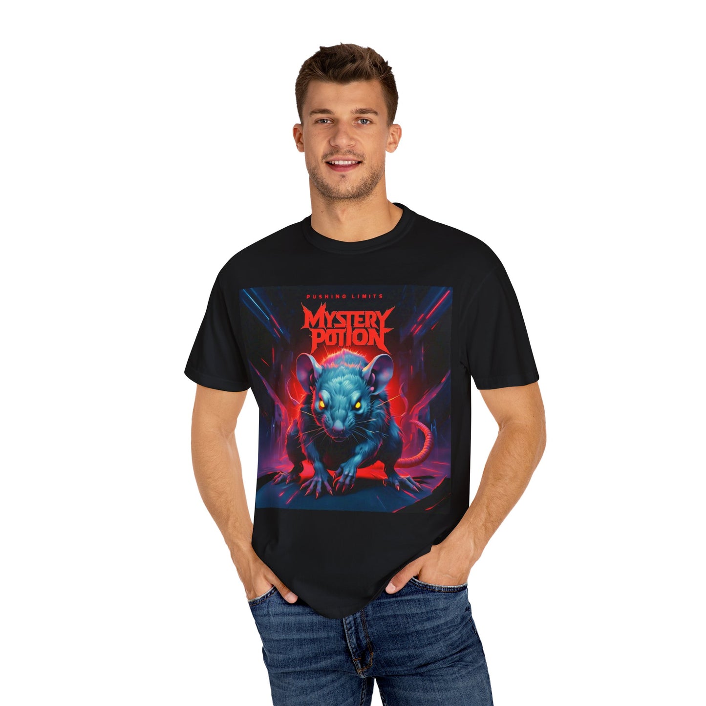 Pushing Limits by Mystery Potion T-Shirt, Unisex Graphic Tee, Unique Gift, Cool Casual Wear, Event Shirt, Fun Fashion Statement
