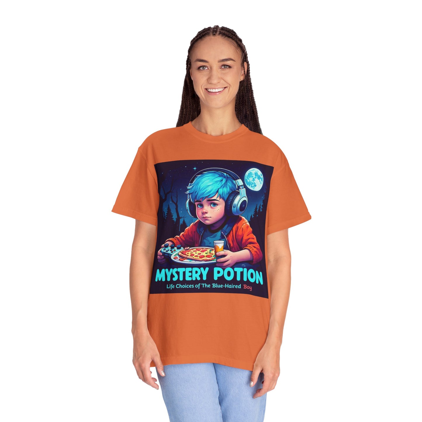 Mystery Potion T-shirt, Gamer Tee, Unisex Graphic Tee, Quirky Gift, Unique Design, Retro Vibe